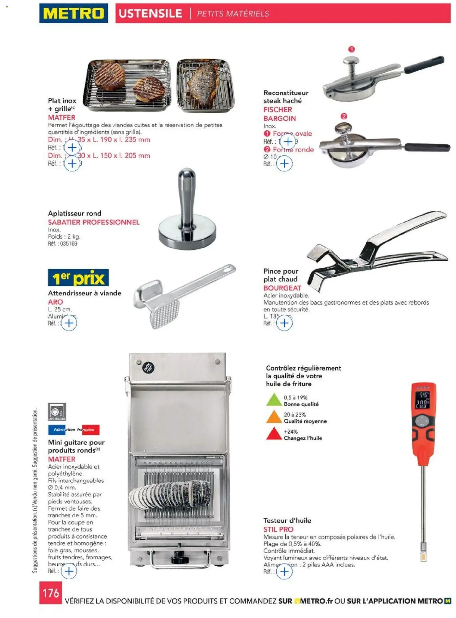 {H1} | Page: 176 | Produits: Steak, Fruits, Viande, Foie