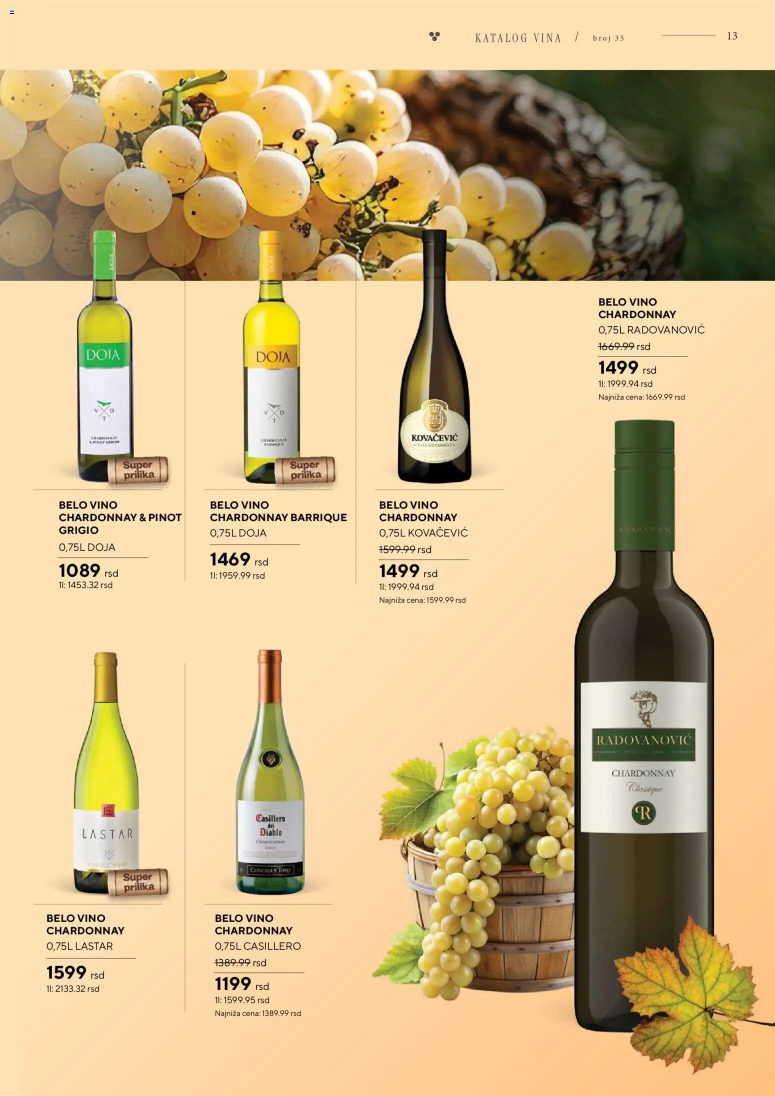 Idea katalog - važi od 26.10.2026 | Strana: 13 | Proizvode: Chardonnay, Belo vino, Vino