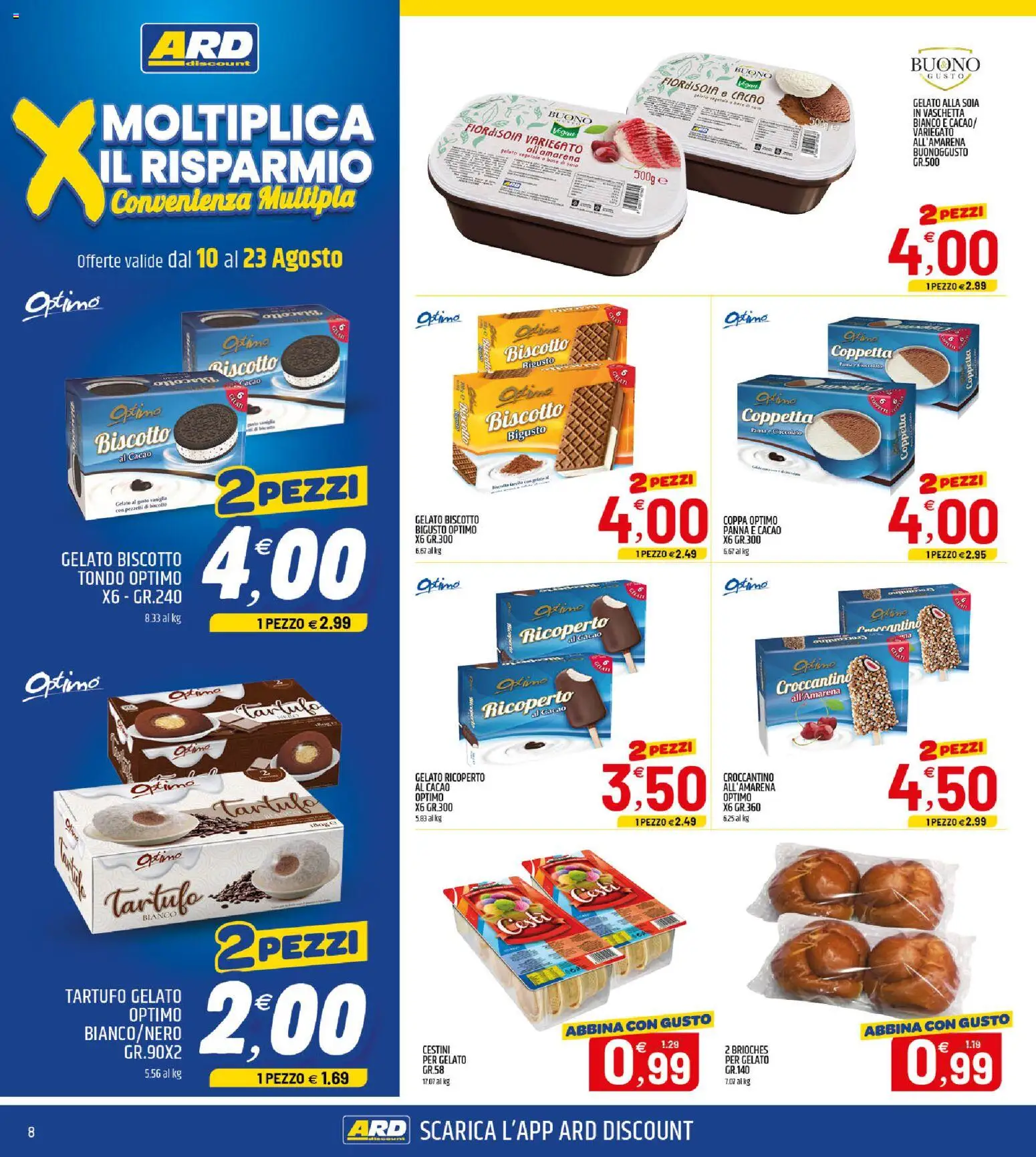 Volantino ARD Discount del 10/08/2026 | Pagina: 8