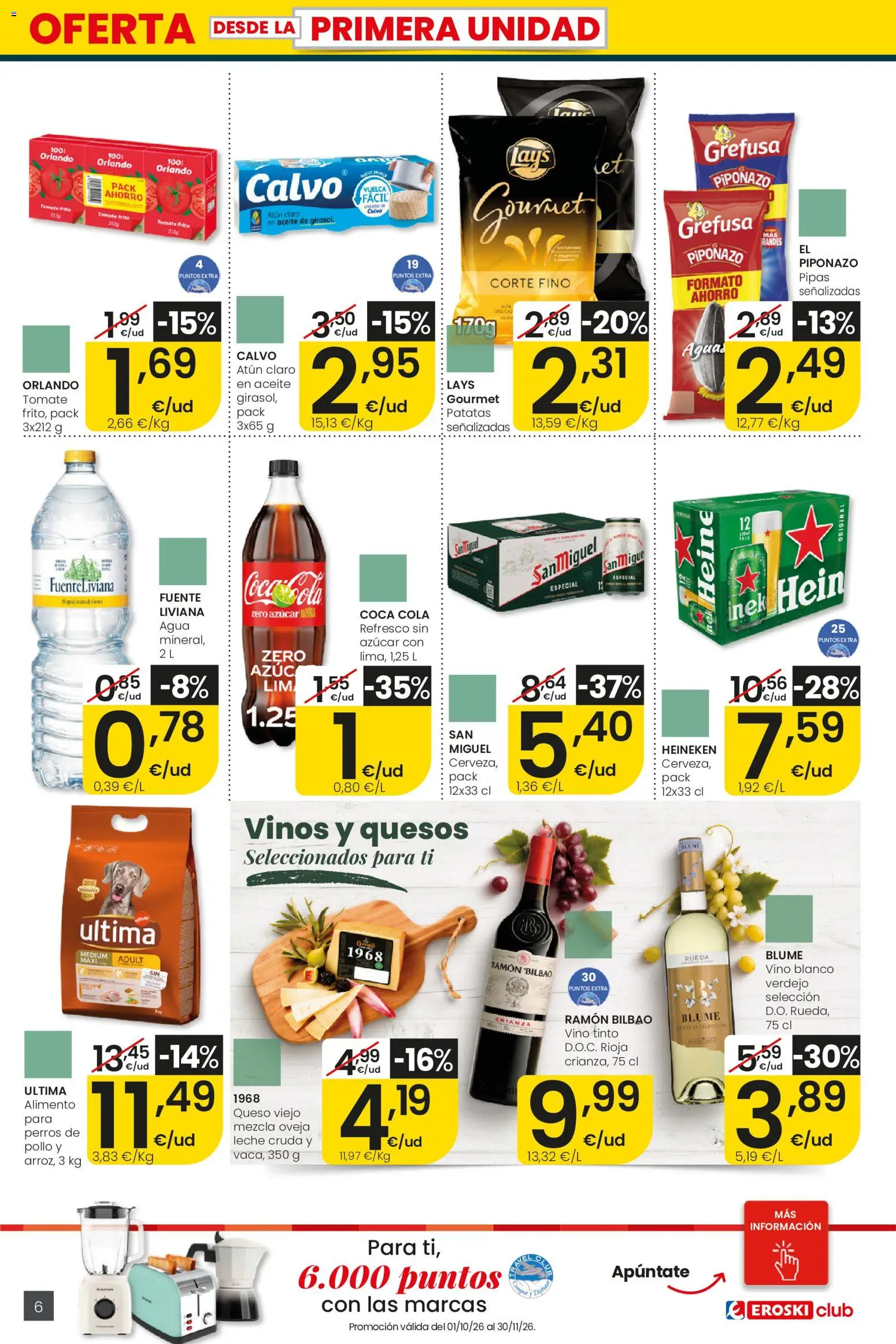 Eroski folleto │ válido desde el 15/10/2026 | Página: 6