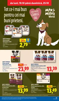 Ofertele Lidl valabile de la 19.10.2026 | Pagină: 33 | Produse: Vită, Pui, Pate, Sticksuri