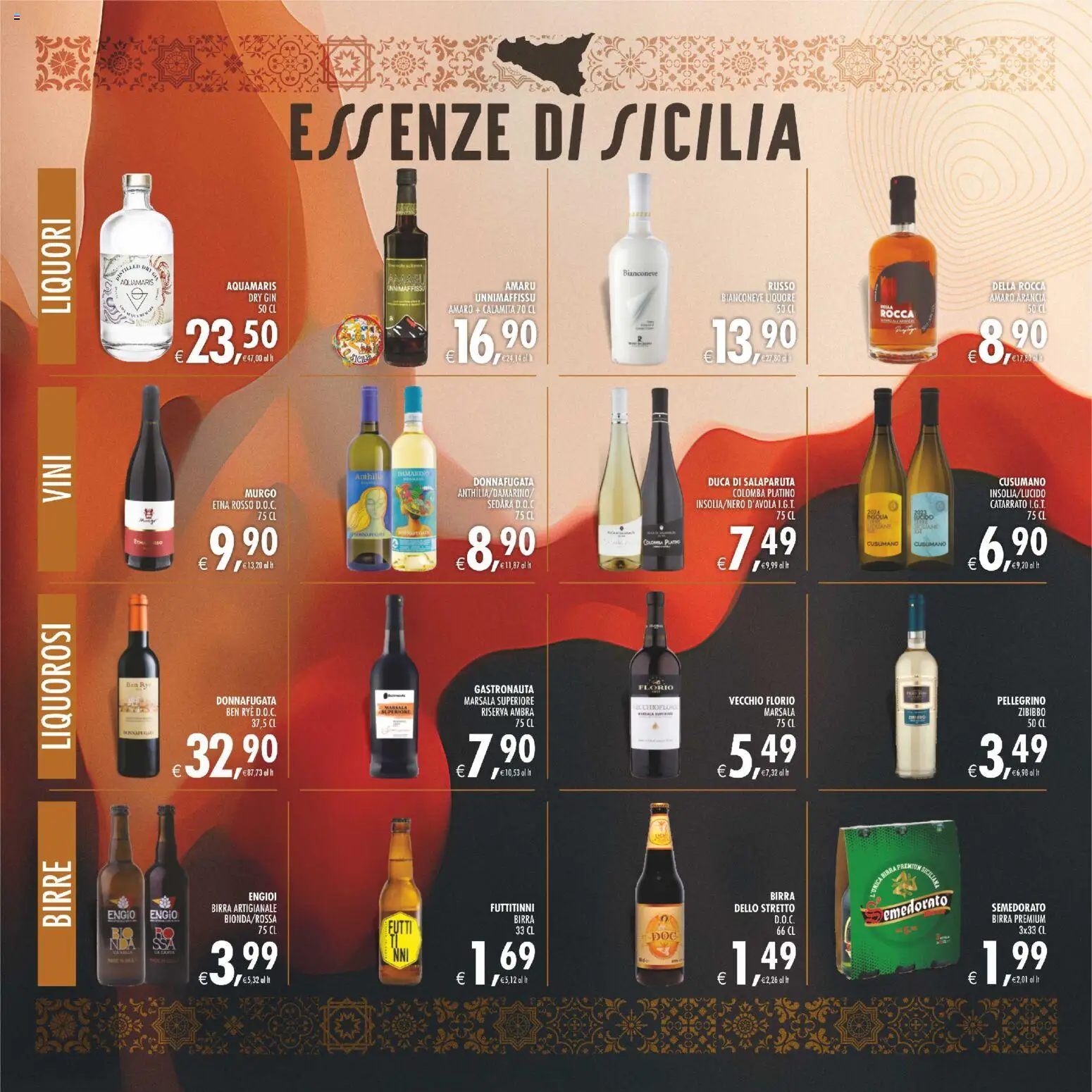 Volantino Decò del 21/08/2026 | Pagina: 11 | Prodotti: Birra Artigianale, Gin, Liquore, Amaro