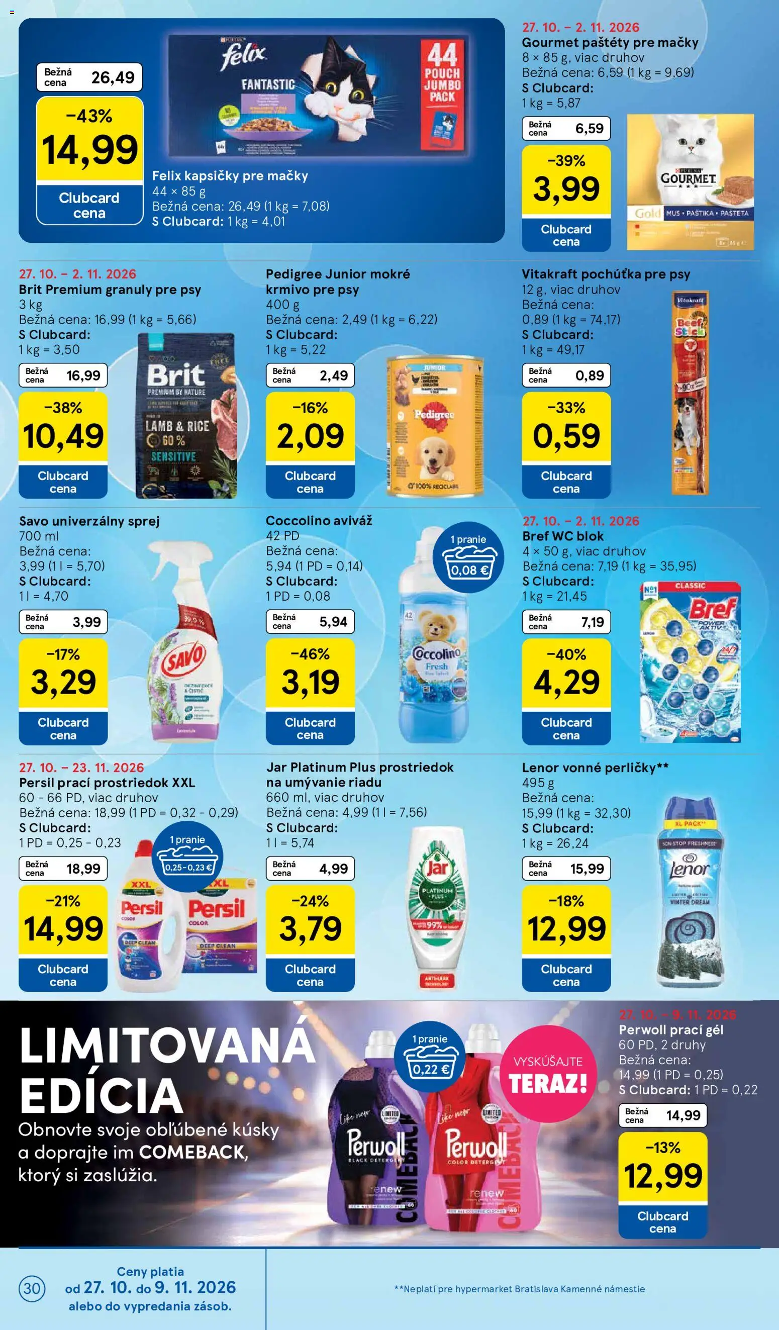Nové Tesco akcie – leták je platný od 28.10.2026 | Strana: 30