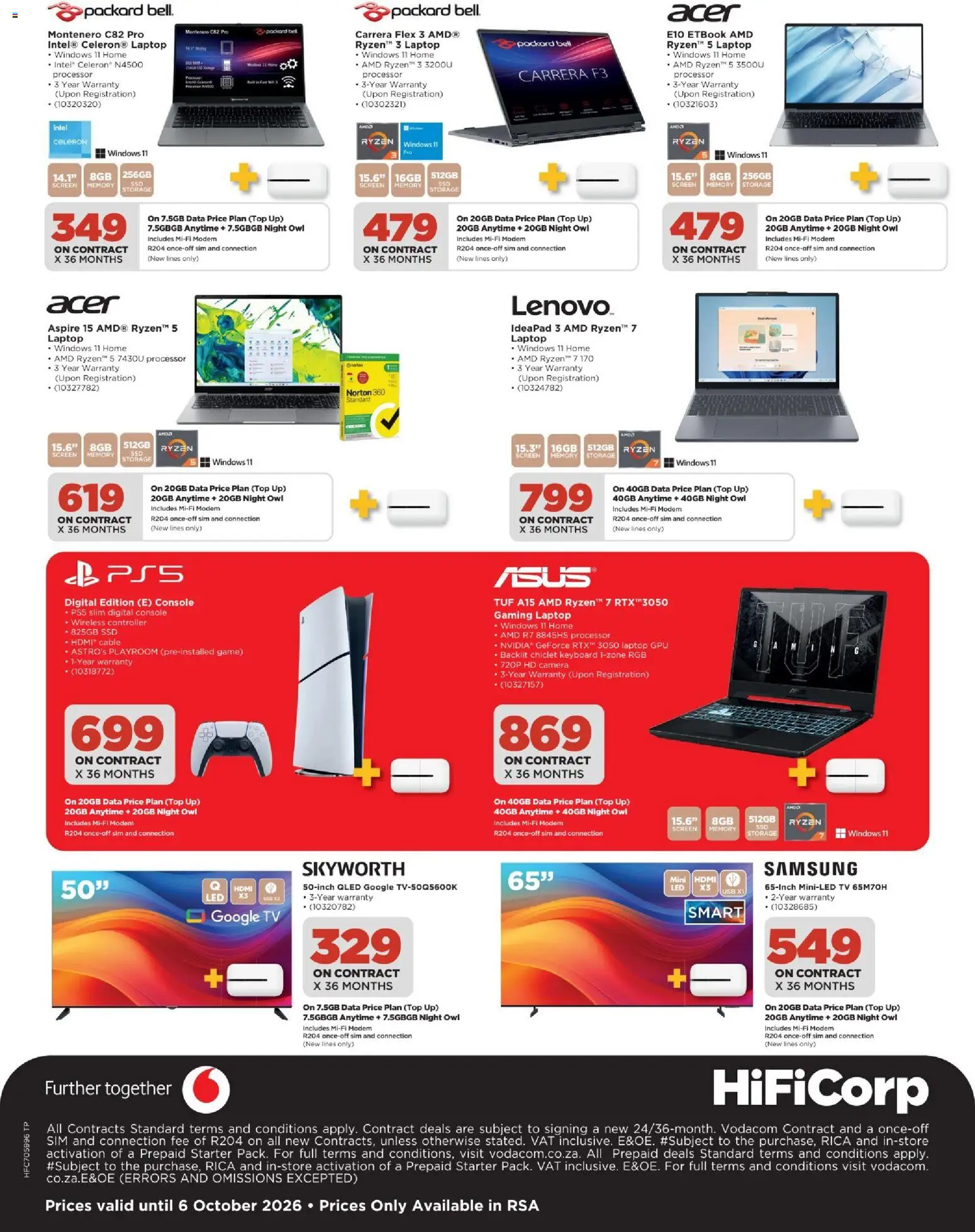 New HiFi Corp catalogue – valid from 08/09/2026 | Page: 4 | Products: Data, Sim, USB, Laptop