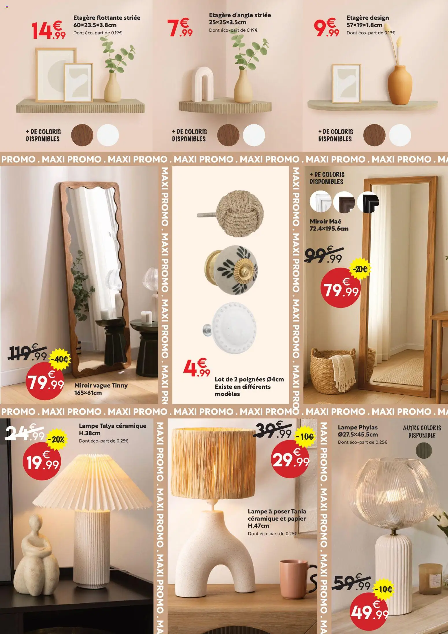 {H1} | Page: 11 | Produits: Poignées, Étagère, Miroir, Lampe
