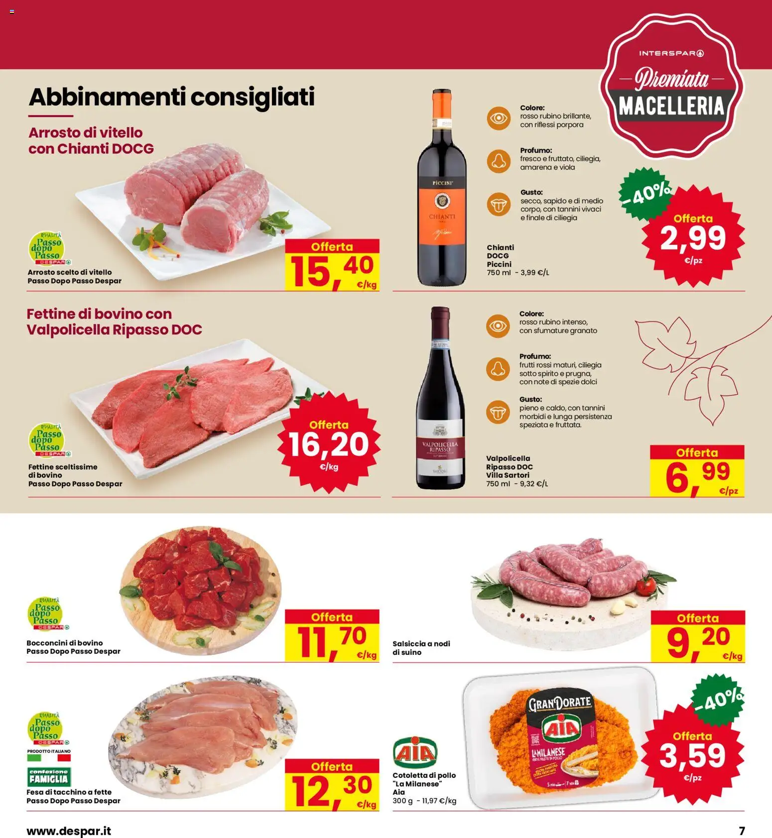 Volantino Eurospar del 22/10/2026 | Pagina: 7 | Prodotti: Arrosto, Pollo, Spezie, Profumo