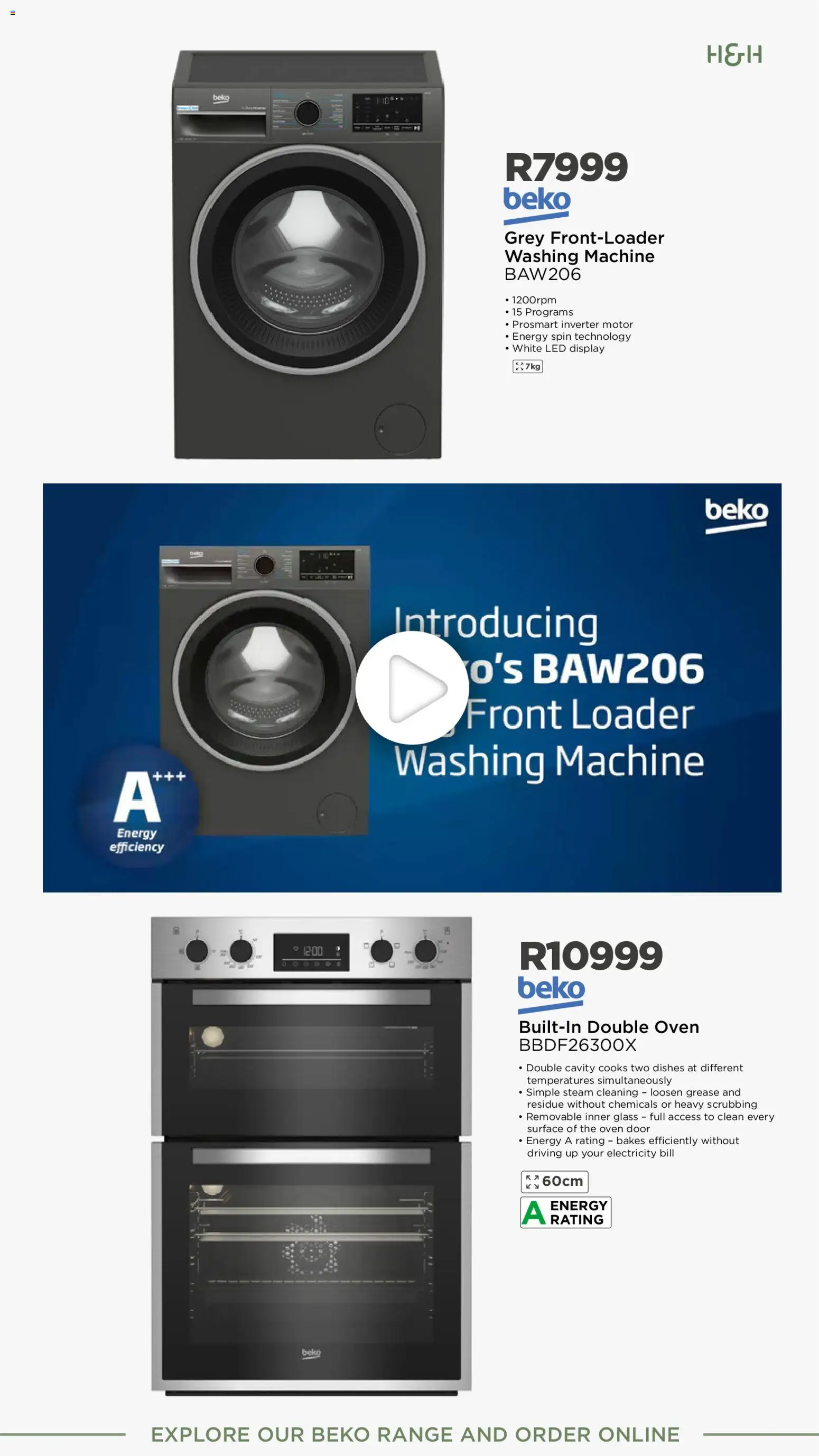 New House and Home catalogue – valid from 30.03.2026 | Page: 14 | Products: Washing machine, Oven