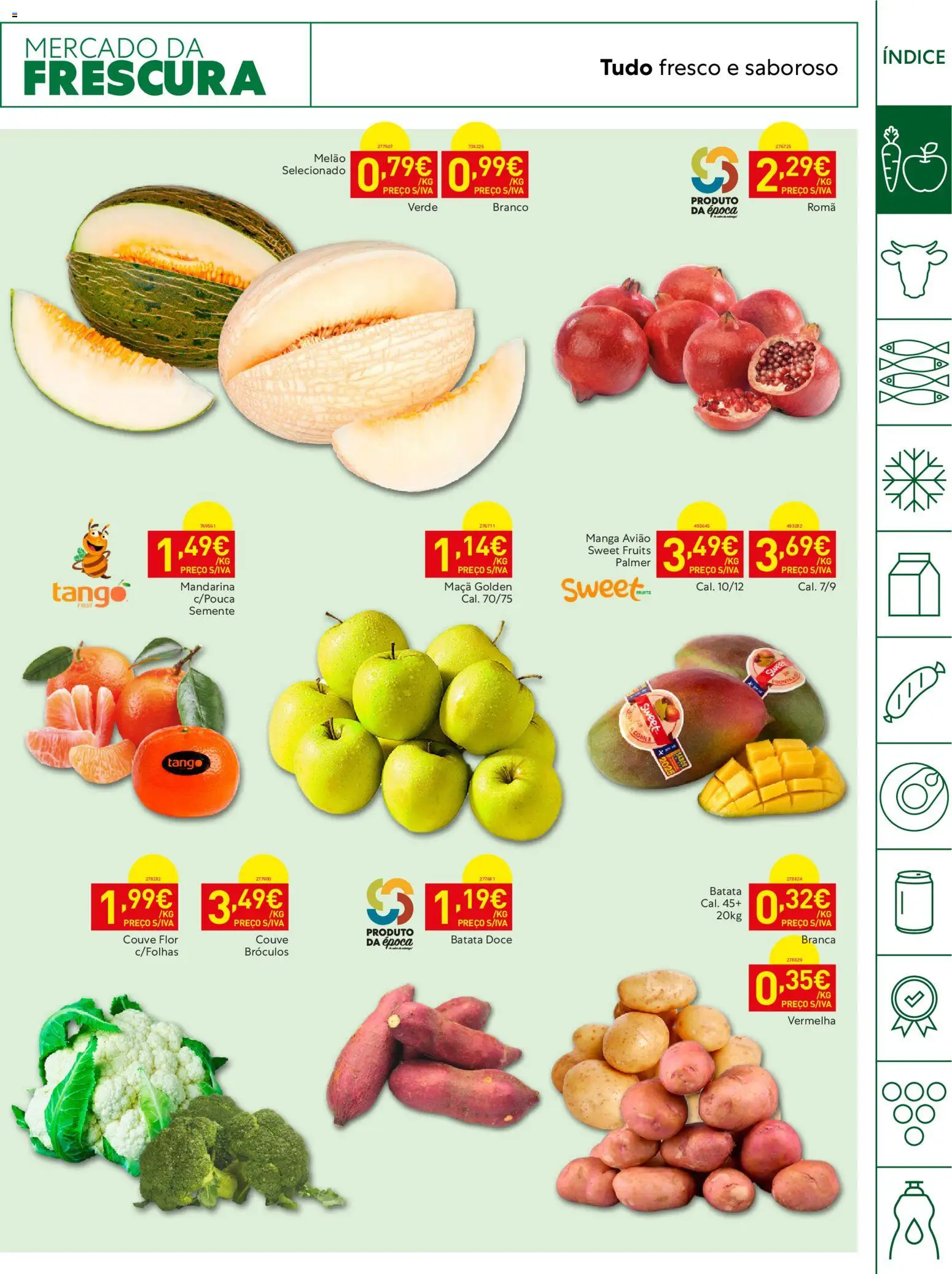 Recheio Horeca │ válido de 15/09/2026 | Página: 3 | Produtos: Batata, Manga, Maça, Couve
