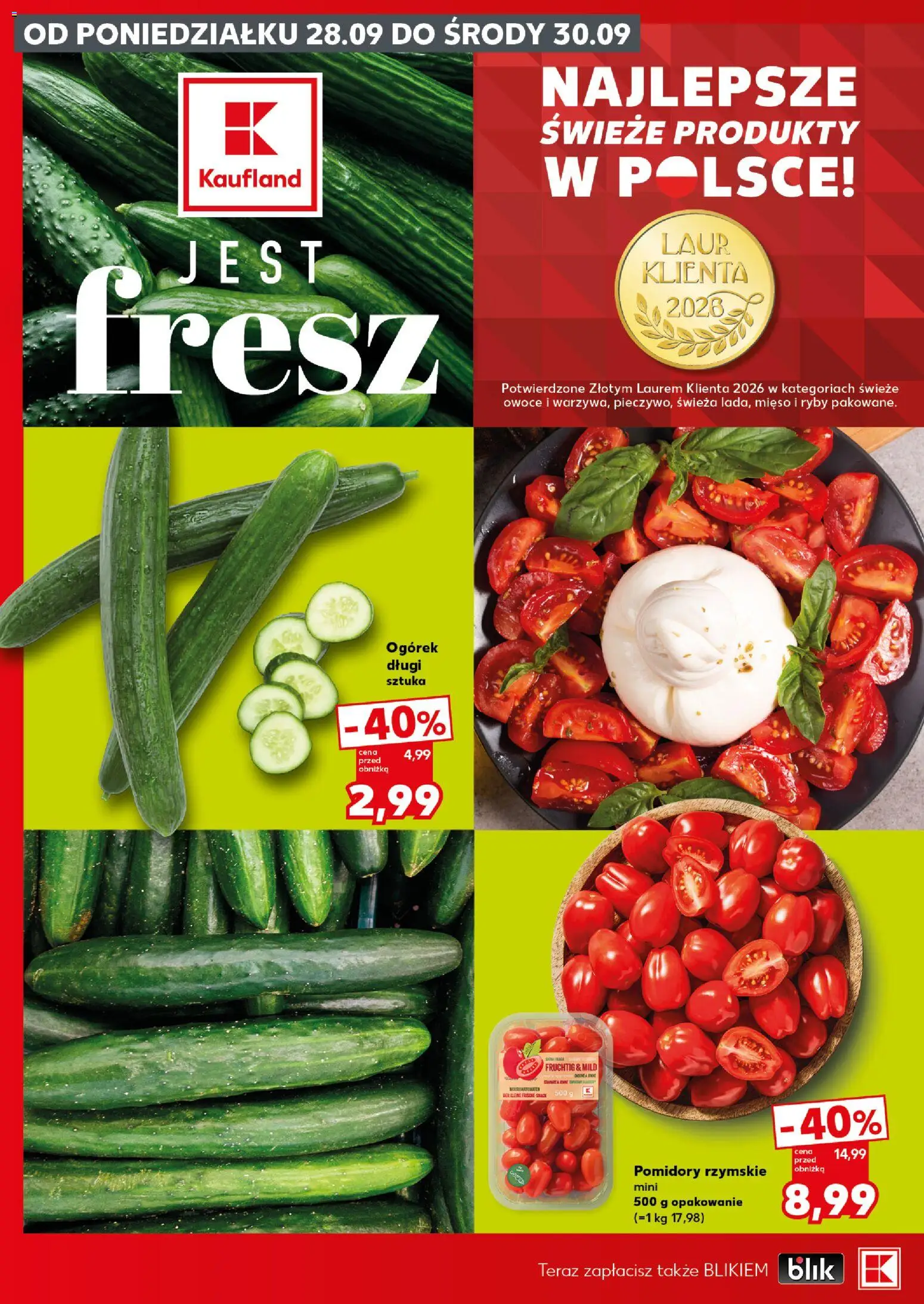 Kaufland Polsko leták - Mocny start od 28.09.2026 | Strana: 4 | Produkty: Ryby