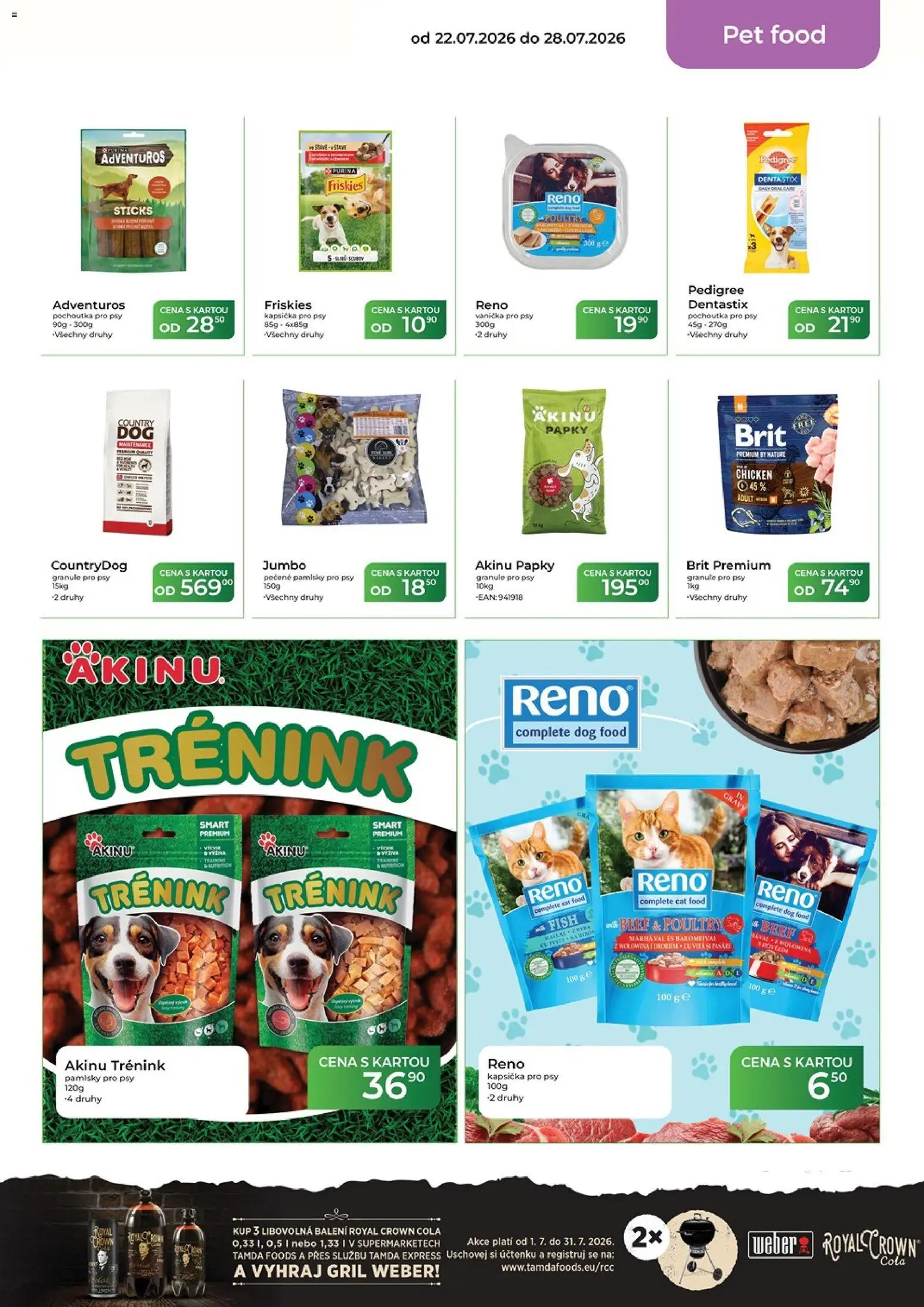 Tamda Foods leták od 22.07.2026 | Strana: 47 | Produkty: Pedigree, Gril, Pochoutka pro psy, Cola
