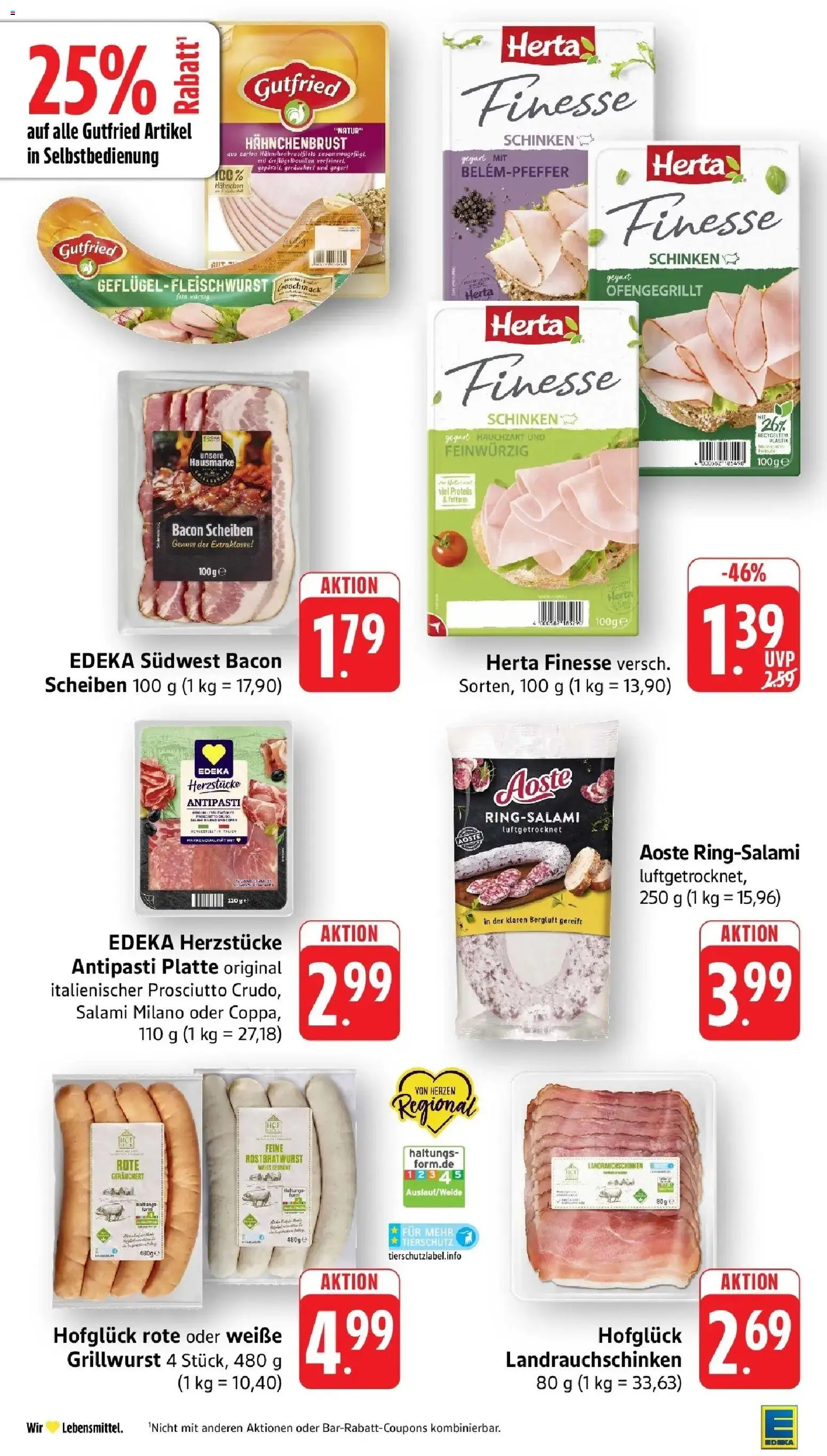 Edeka Prospekt Eppstein (ab 31.08.2026) » Angebote Online | Seite: 16 | Produkte: Hahnchen, Salami, Schinken, Hahnchenbrust