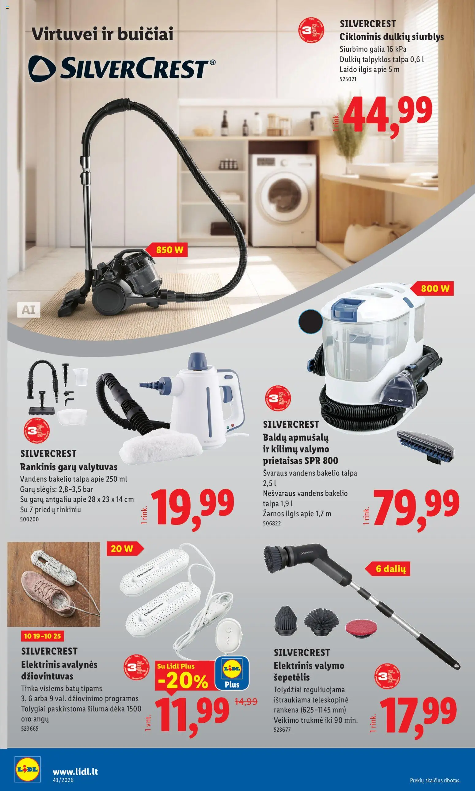 LIDL akcijos nuo 2026.10.19 | Puslapis: 8 | Prekių: Šepetėlis