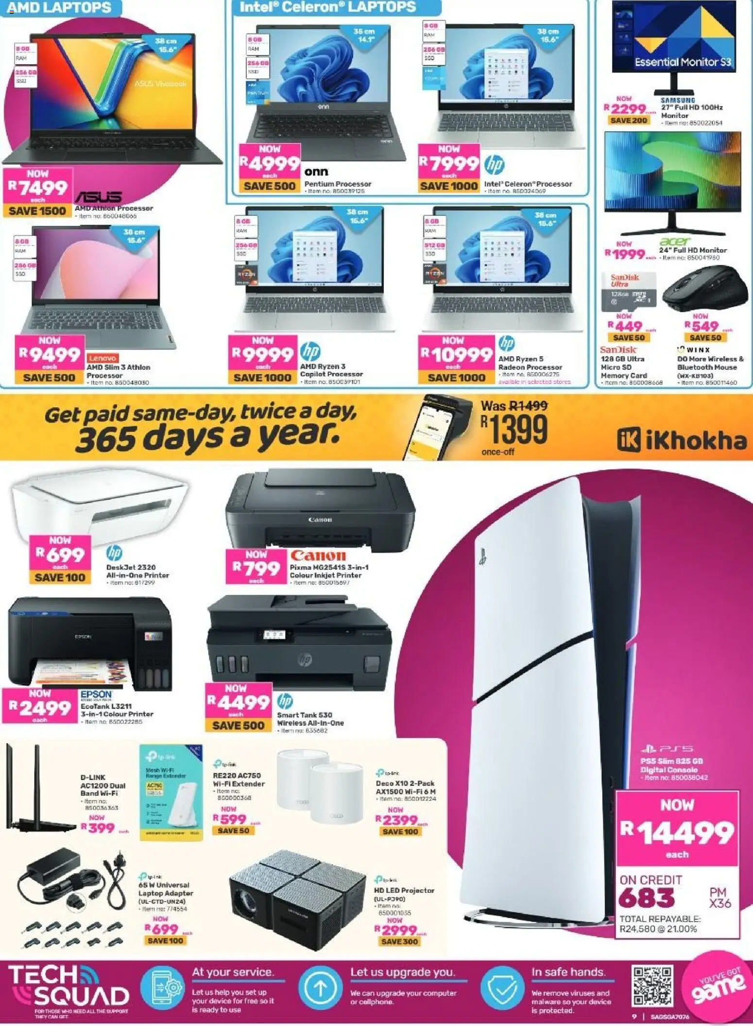 New Game catalogue – valid from 06/10/2026 | Page: 9 | Products: Computer, Mouse, Memory card, Tank
