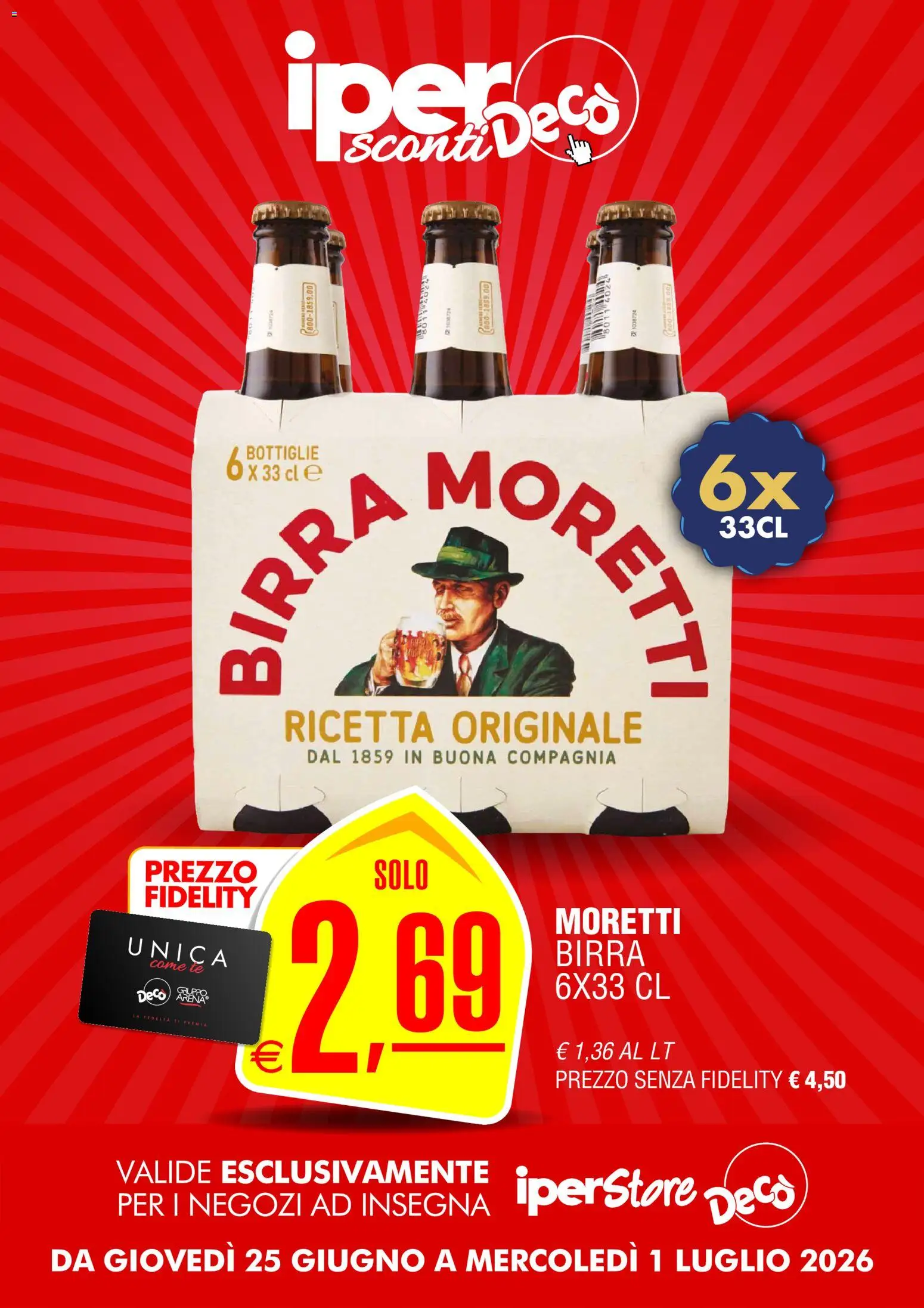 Volantino Decò del 25/06/2026 | Pagina: 4 | Prodotti: Birra, Tè