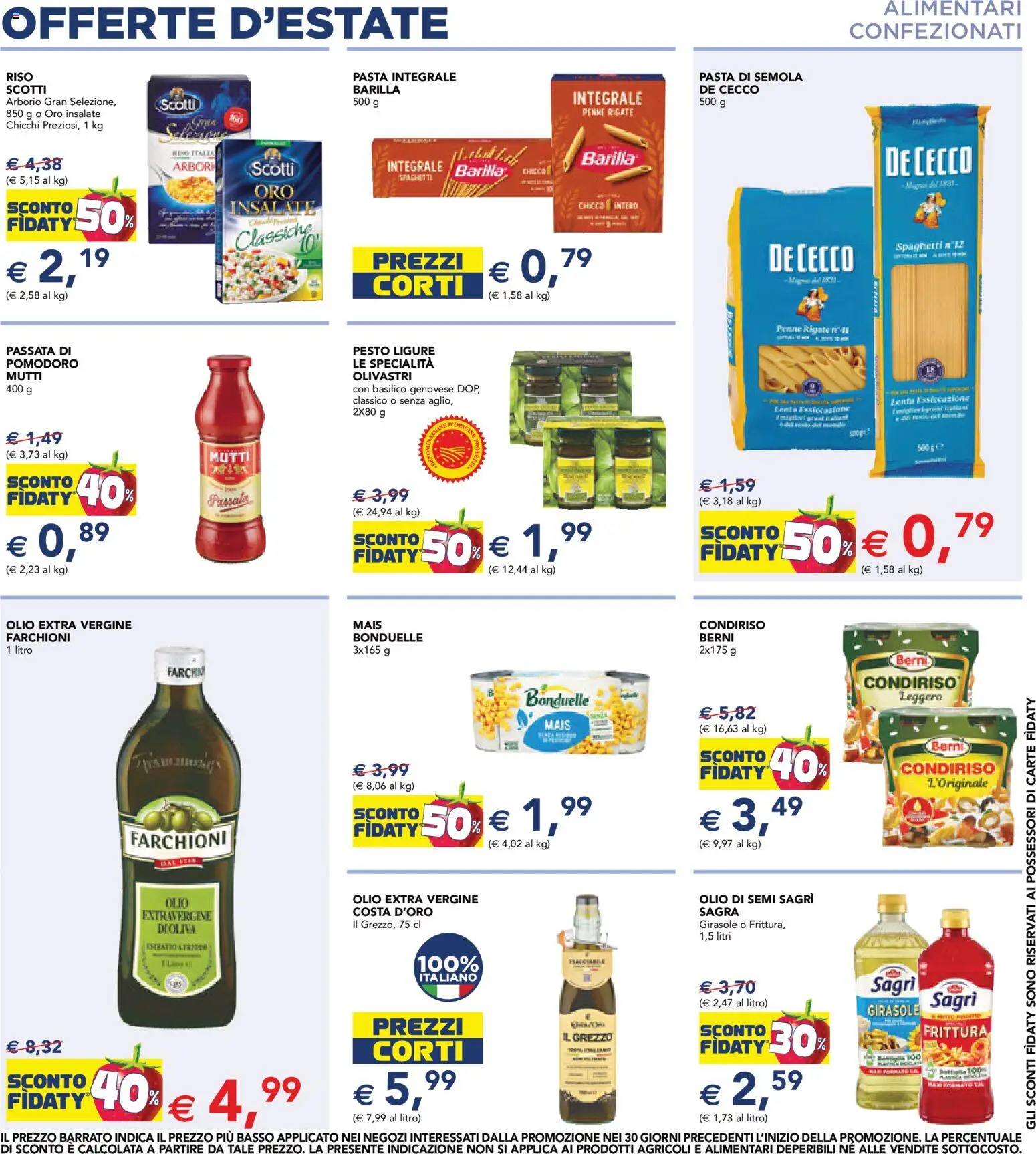 Volantino Esselunga S del 16/07/2026 | Pagina: 4 | Prodotti: Pomodoro, Pasta, Pesto, Basilico