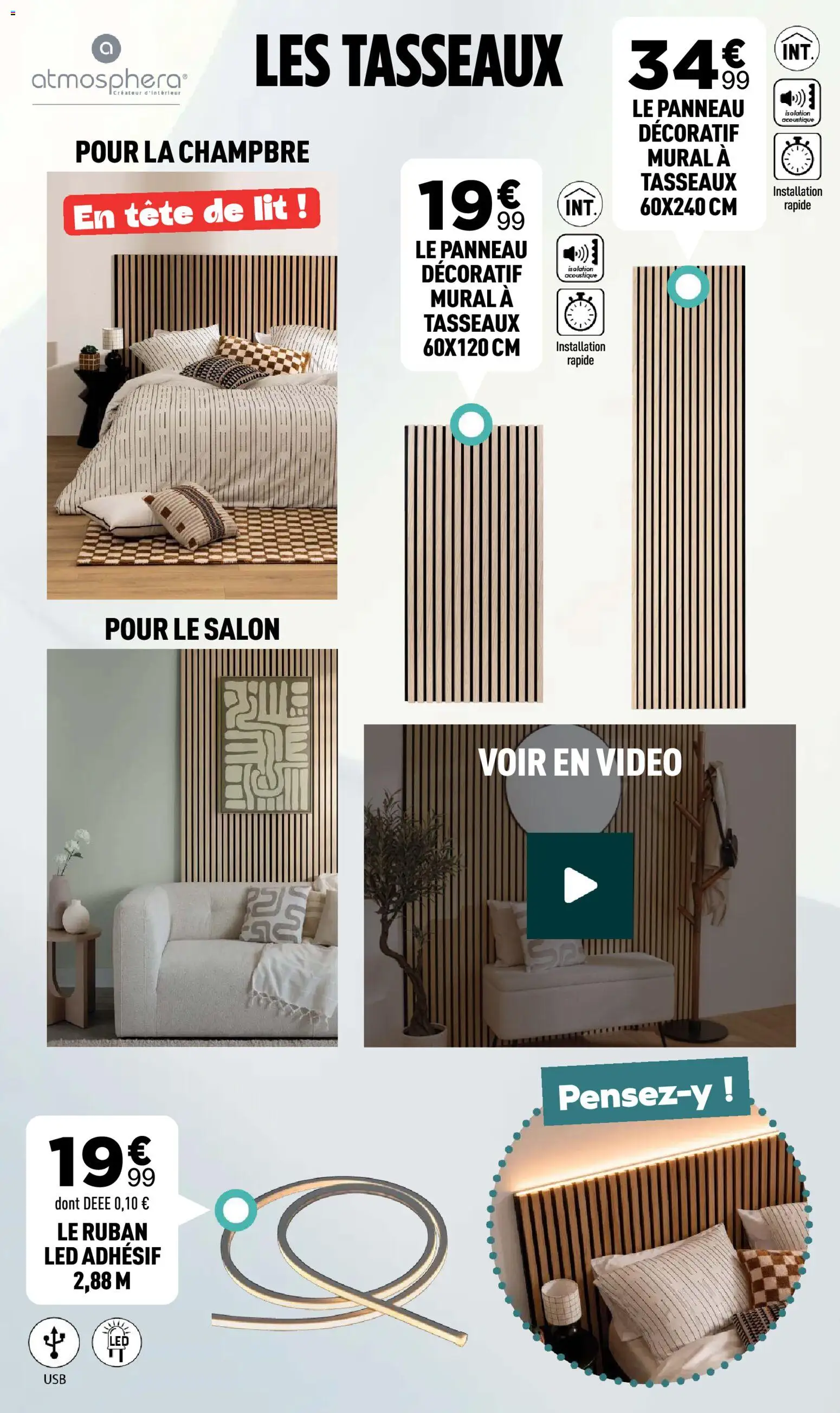 {H1} | Page: 16 | Produits: Panneau décoratif, Vidéo, Tête de lit, Lit