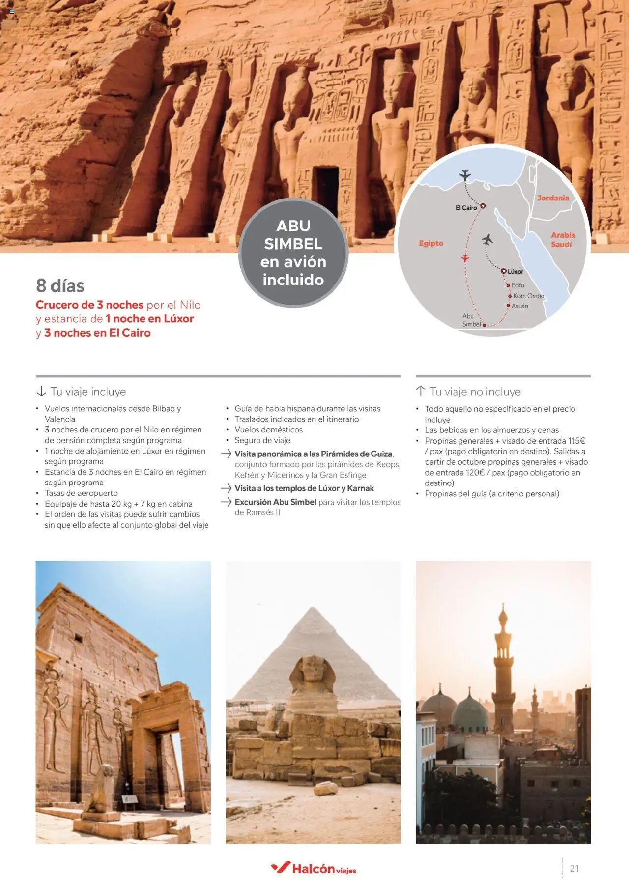 Halcón Viajes Egipto │ válido desde el 01.07.2025 | Página: 21