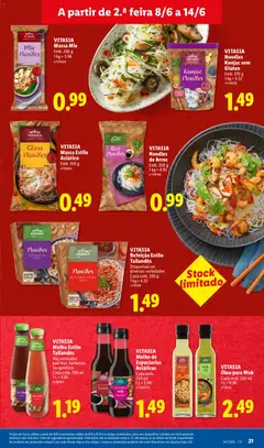 Pré-visualização VITASIA Noodles de Arroz, Emb. 200 g válido de 08.06.2026 | Página: 21