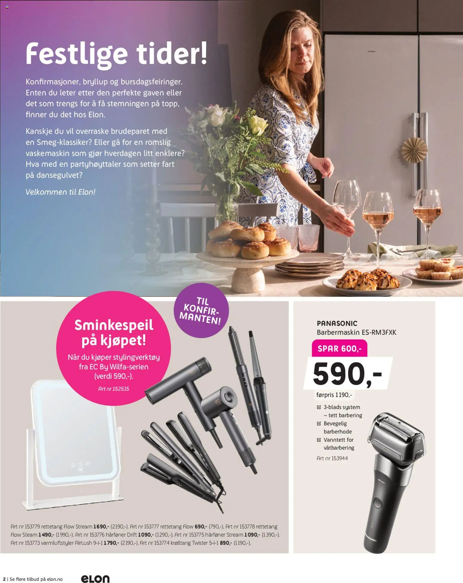 {H1} | Side: 2 | Produkter: Barbermaskin, Суміш дитяча, Krølltang, Hårføner