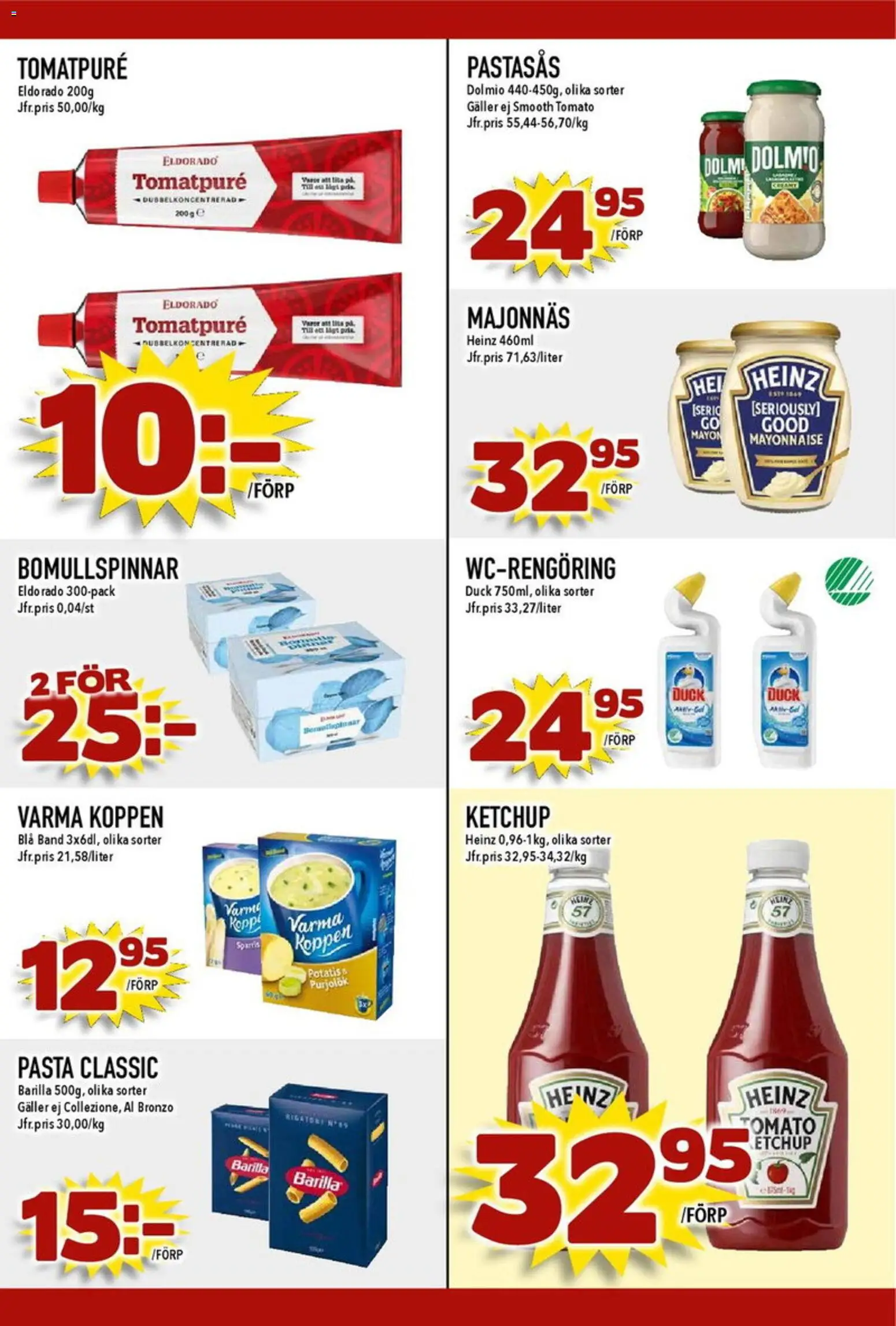 Matdax reklamblad aktuell från 26/10/2026 | Sida: 24 | Produkter: Galler, Tomatpure, Majonnäs, Pasta
