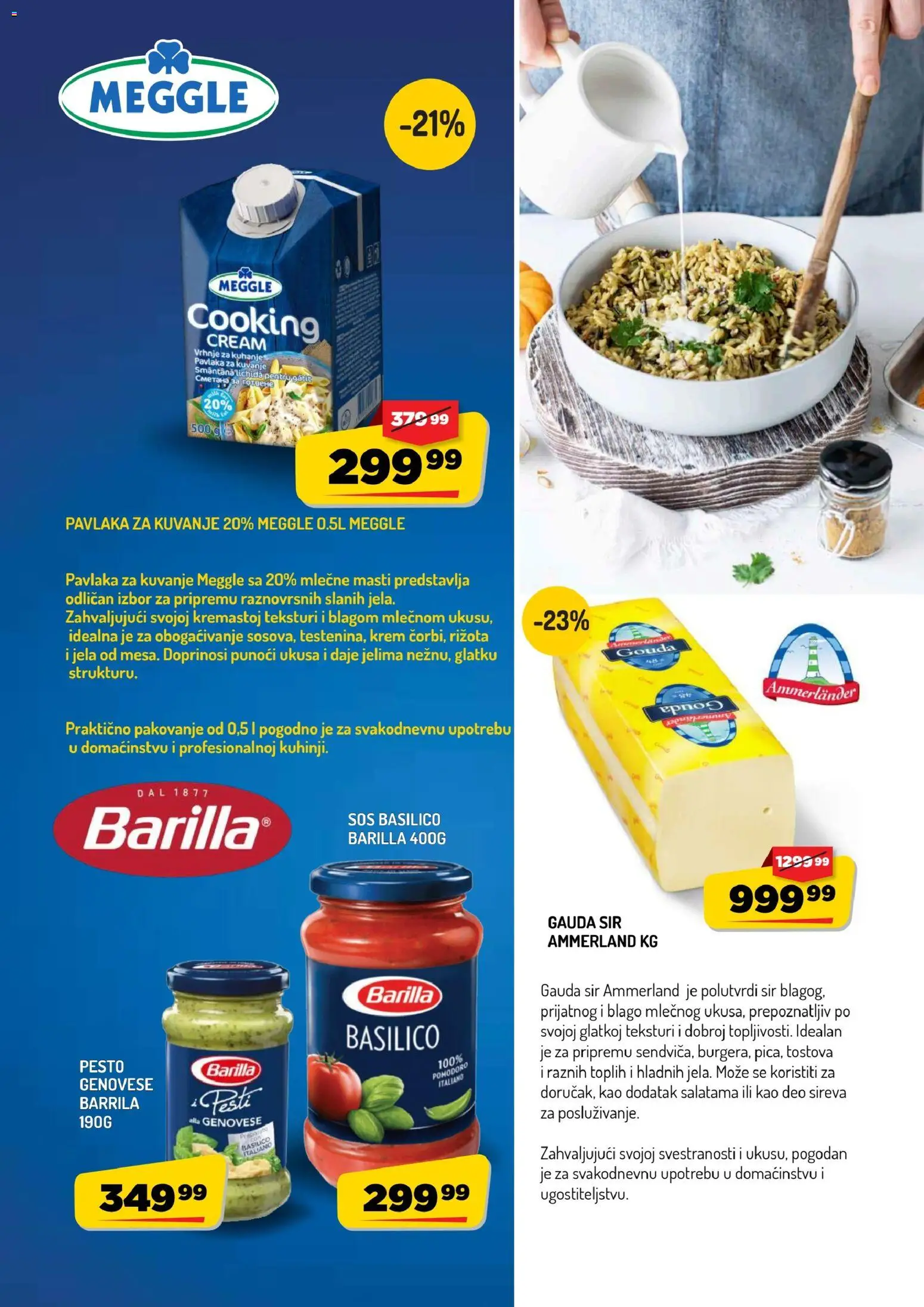 Aman katalog - važi od 21.10.2026 | Strana: 10 | Proizvode: Barilla, Sos, Krem, Pavlaka