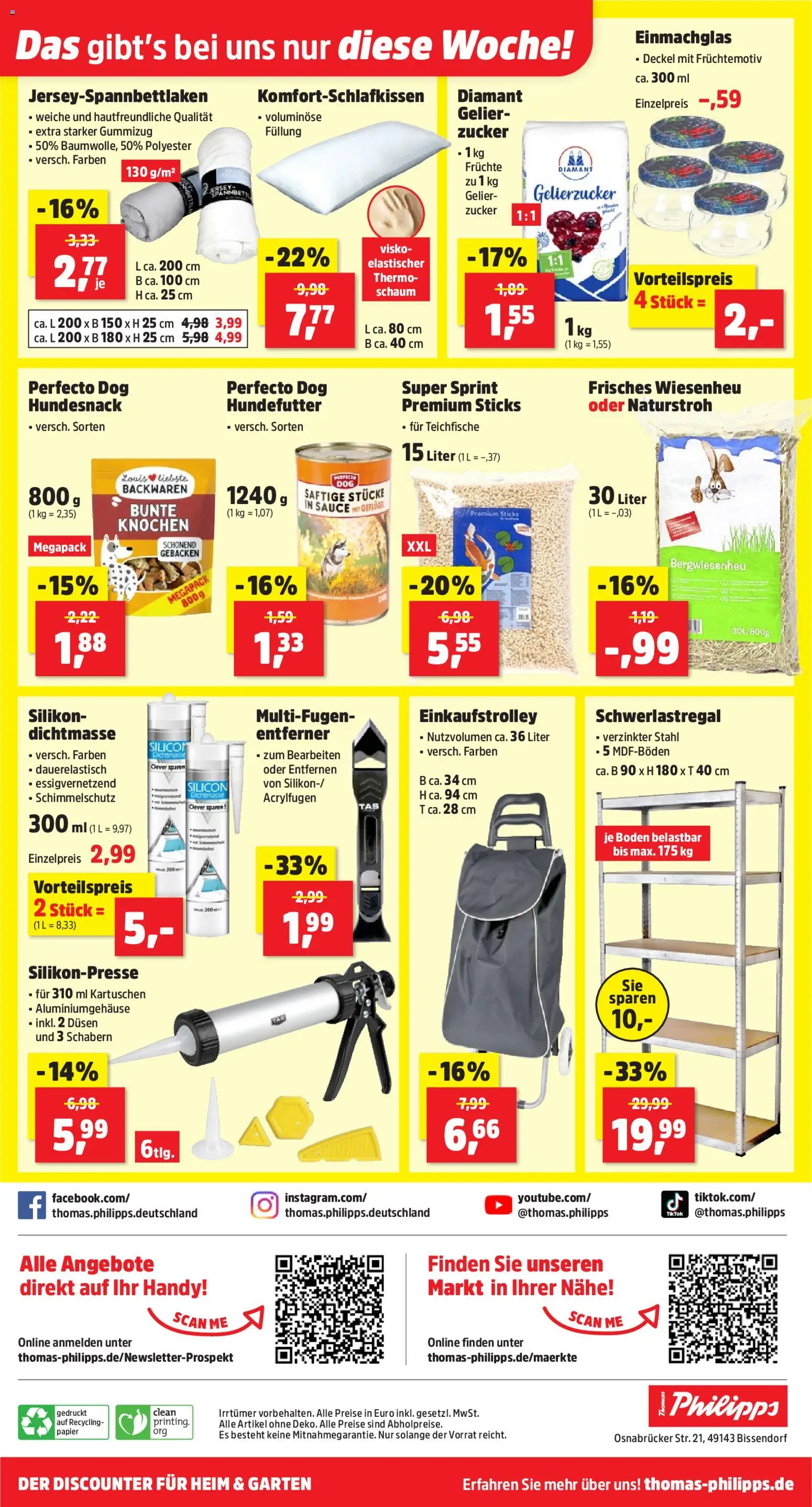 Thomas Philipps Prospekt – gültig ab 24.08.2026 | Seite: 14 | Produkte: Gelierzucker, Zucker, Schwerlastregal