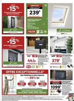 Leroy Merlin - Prévisualisation de Leroy Merlin catalogue valide à partir de 14/10/2026 | Page: 25 | Produits: Boîte aux lettres, Verrou, Gouttière, Garage