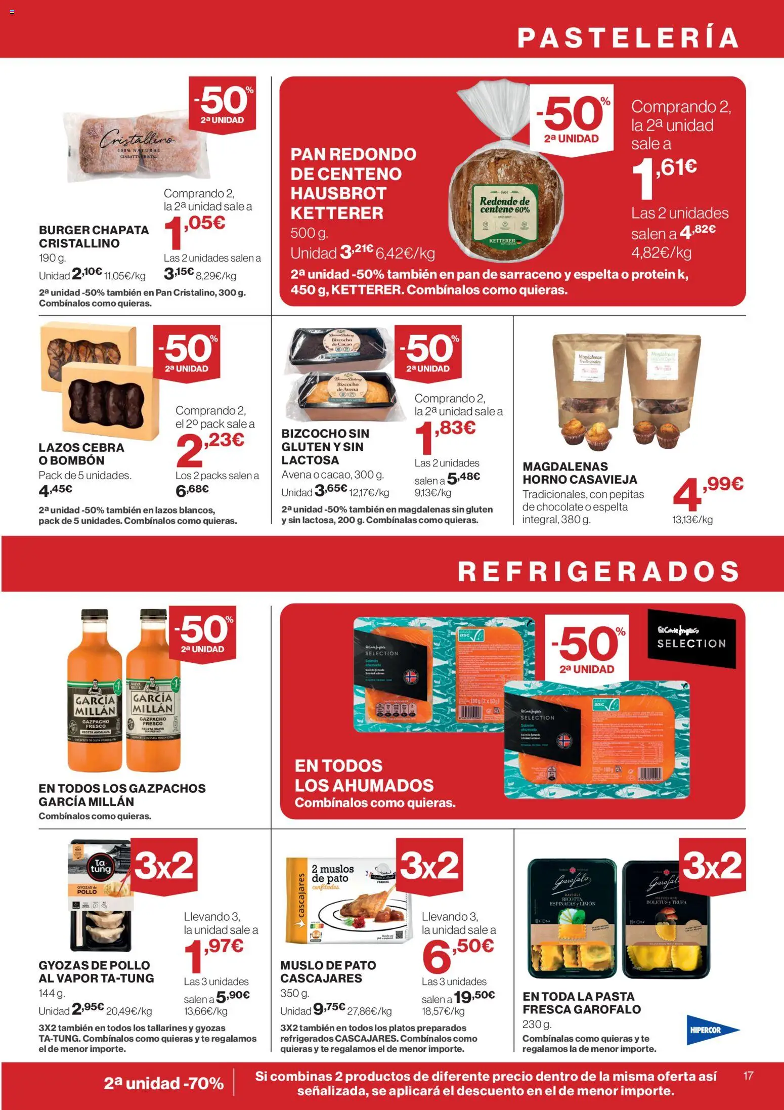 Hipercor catálogo │ válido desde el 06.05.2026 | Página: 17 | Productos: Στιγμιαίος καφές, Πορσελάνη, Pasta, Horno