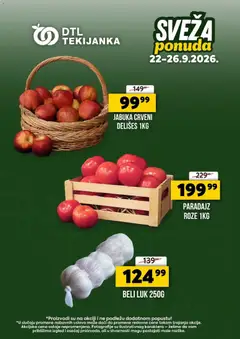 Tekijanka katalog - pregled Tekijanka kataloga - važi od 22.09.2026