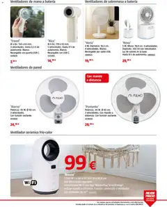 Vista previa Bauhaus Climatización válido desde el 08.04.2026 | Página: 63 | Productos: Cable, USB, Ventilador, Batería