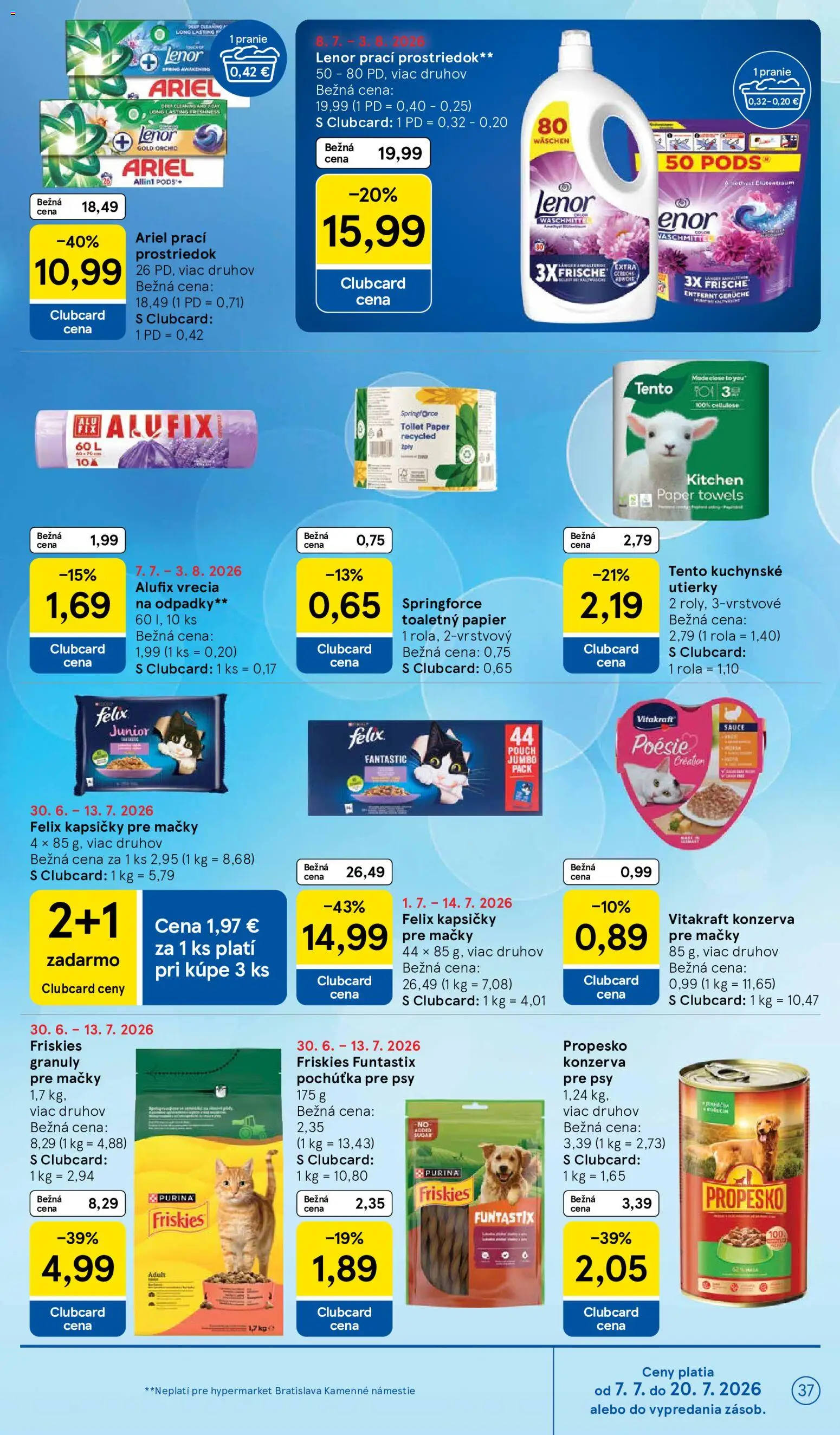 Nové Tesco akcie – leták je platný od 08.07.2026 | Strana: 37