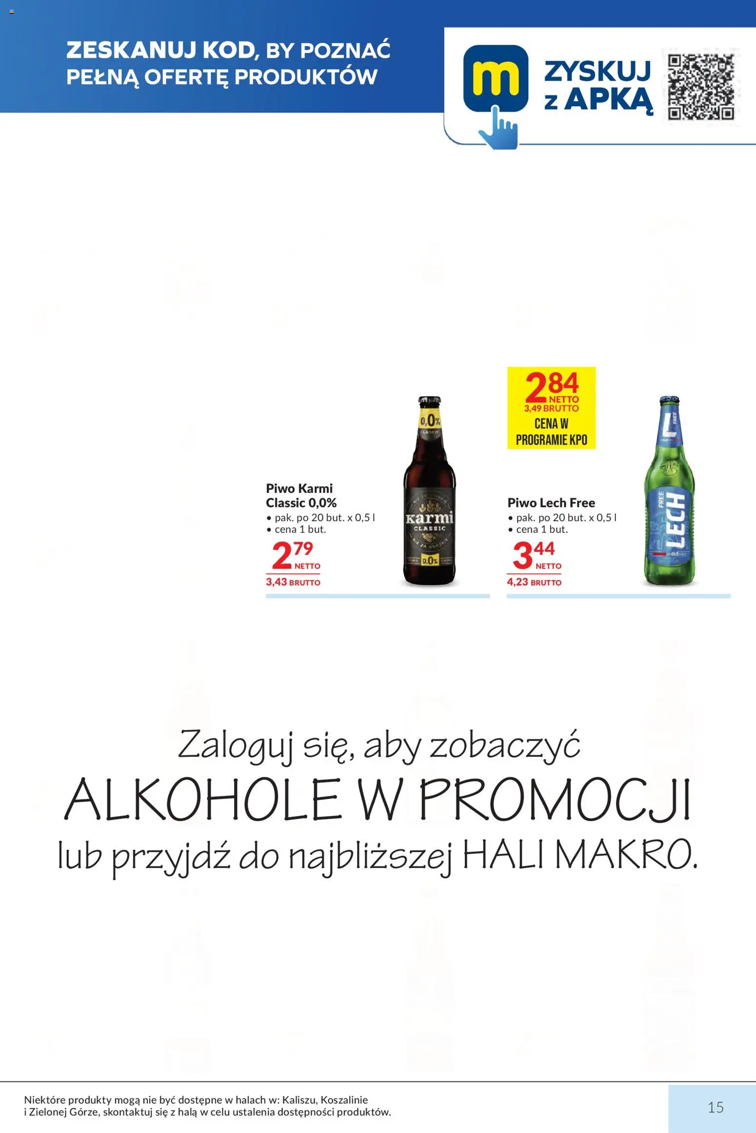 Makro gazetka od 09.06.2026 | Strona: 15 | Produkty: Piwo