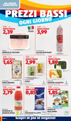 Anteprima del volantino CIOCCOLATO AL LATTE, 100 g, al kg € 8,50 valido a partire dal 04.05.2026 | Pagina: 4