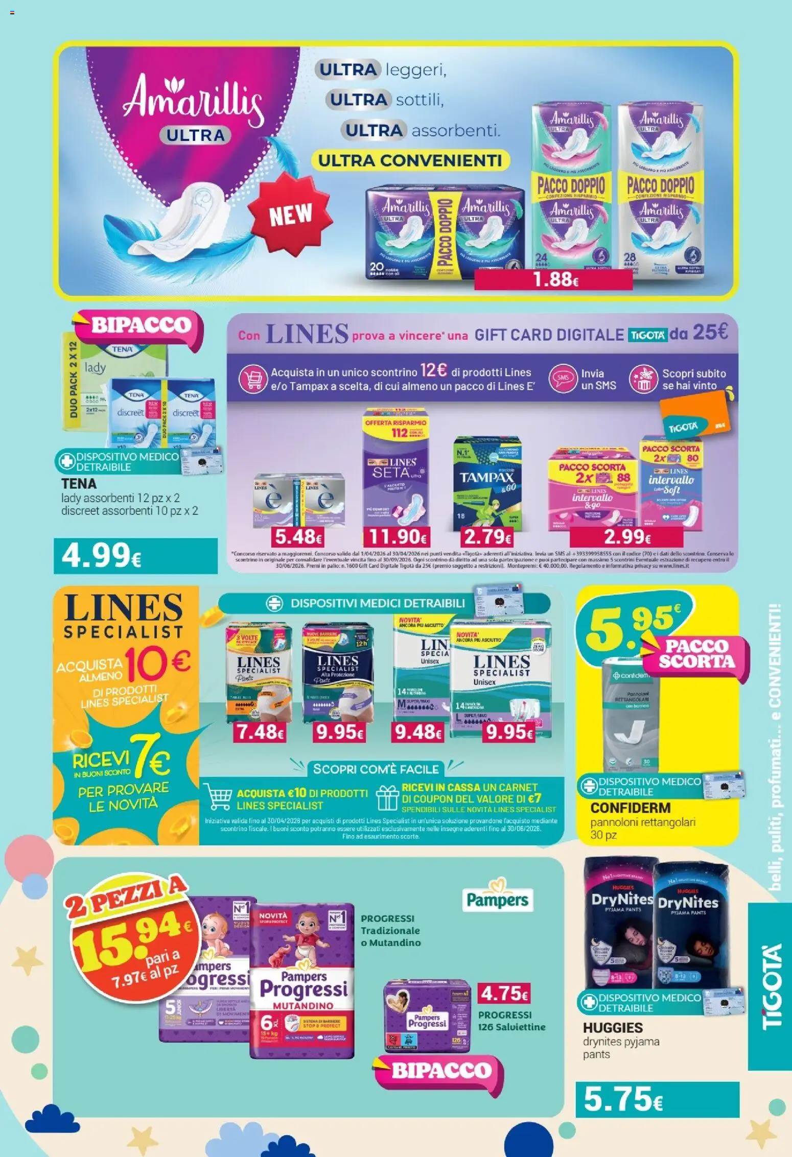 Volantino Tigotà del 01.04.2026 | Pagina: 15 | Prodotti: Pampers