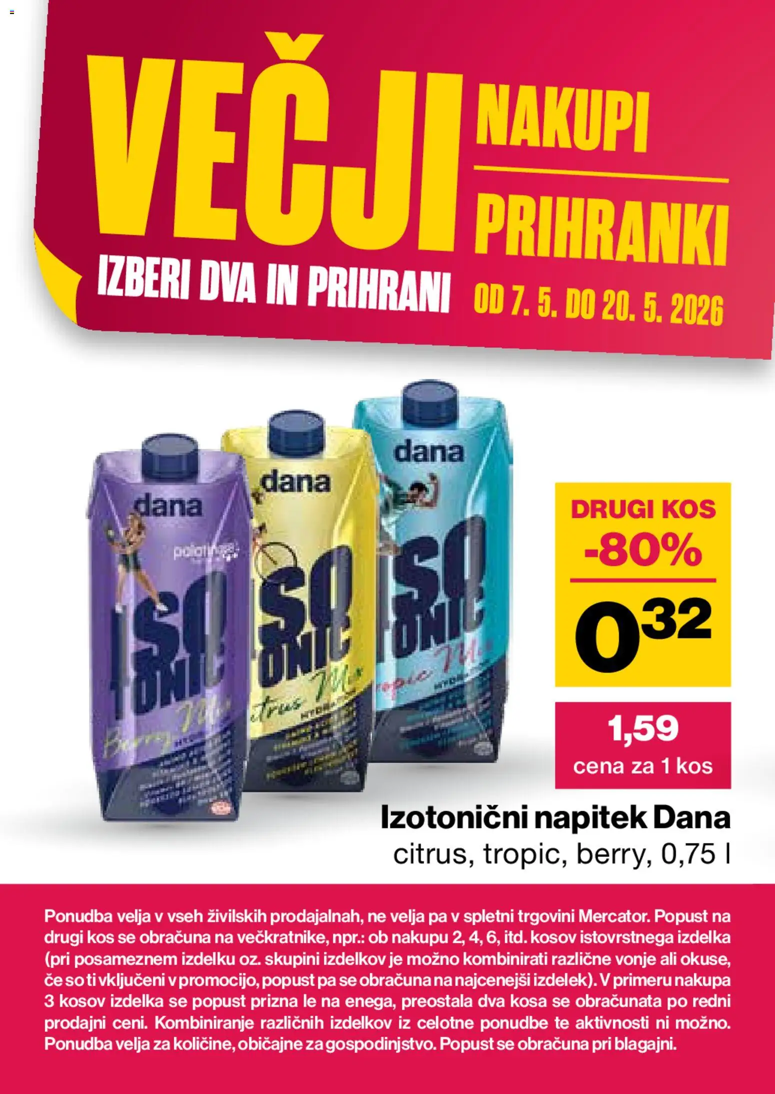 Novi Mercator katalog ponudbe – veljaven od 07.05.2026 | Stran: 43 | Izdelki: Kos