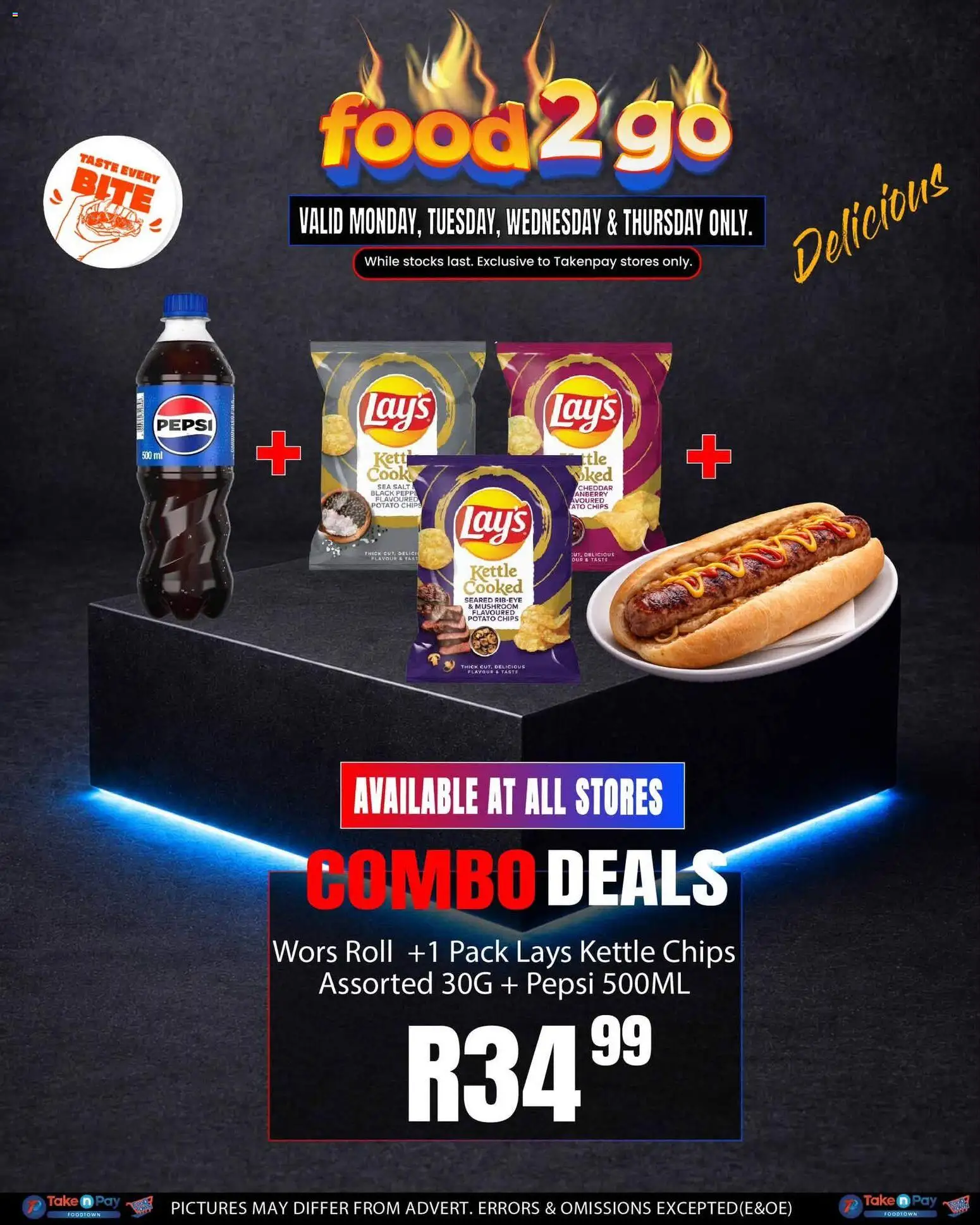 New Take n Pay catalogue – valid from 20/07/2026 | Page: 3 | Products: Kettle, Chips, Salt