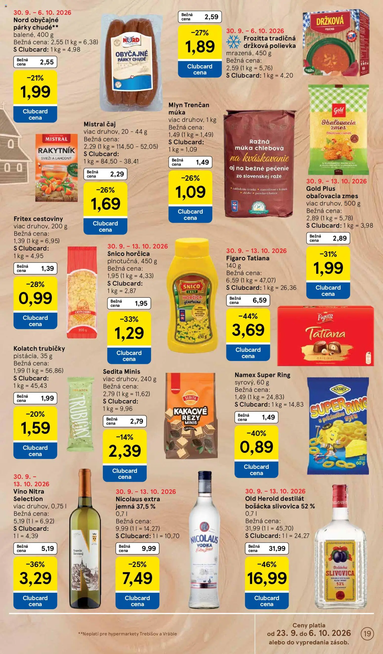 Nové Tesco akcie – leták je platný od 30.09.2026 | Strana: 19