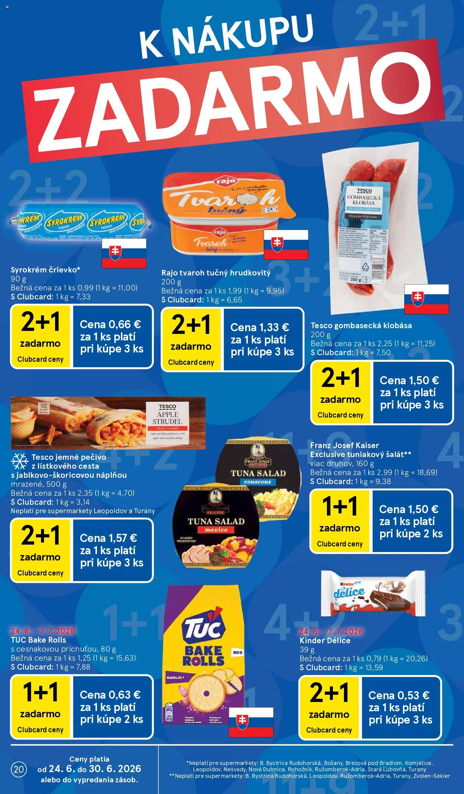 Nové Tesco akcie – leták je platný od 24.06.2026 | Strana: 20