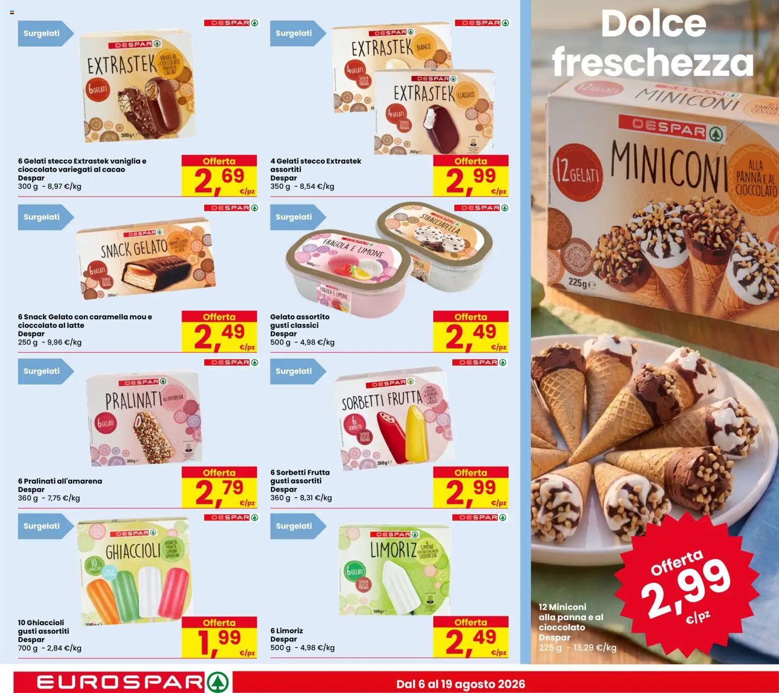 Volantino Eurospar del 06/08/2026 | Pagina: 11