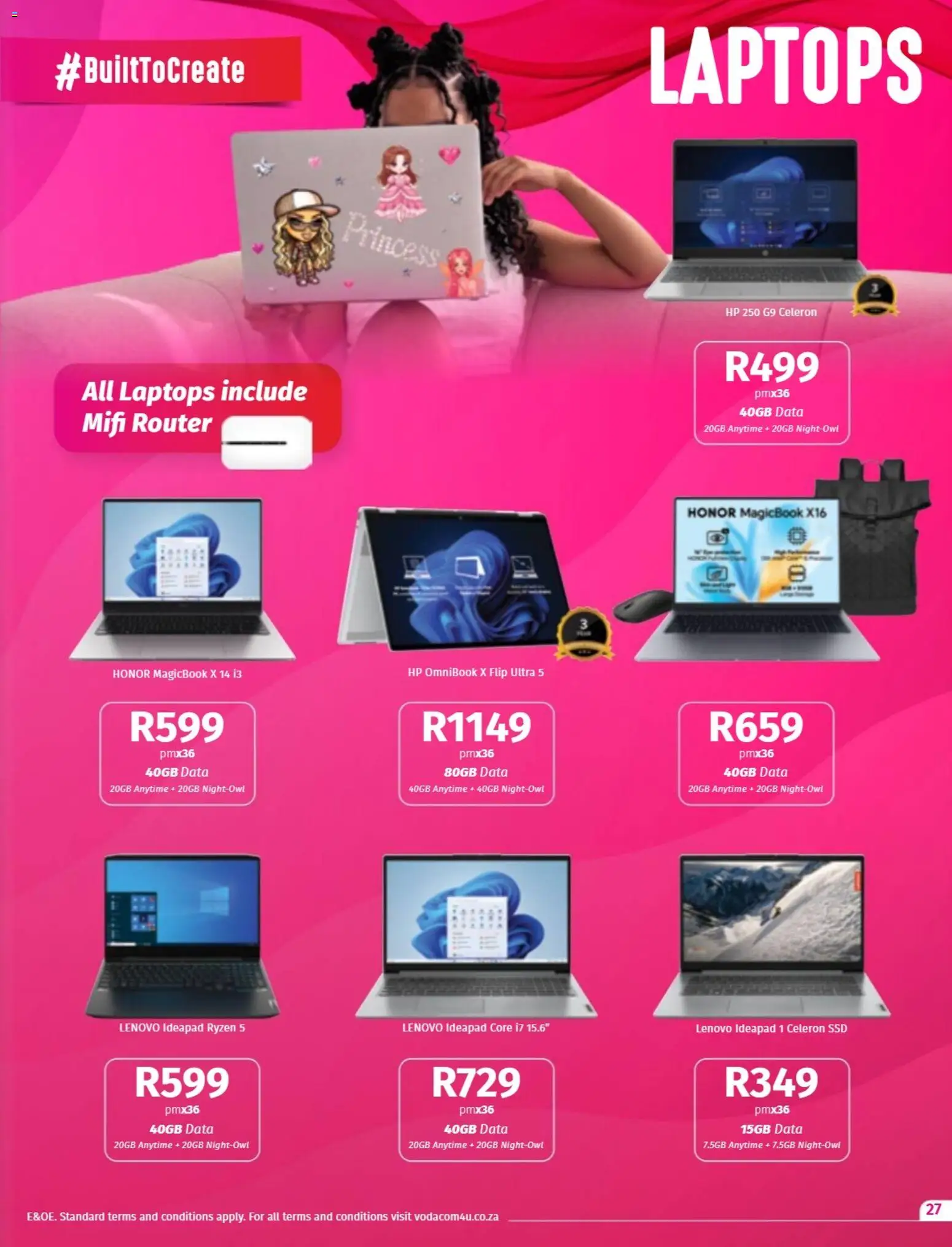 New Vodacom catalogue – valid from 08/09/2026 | Page: 27 | Products: Data, Router