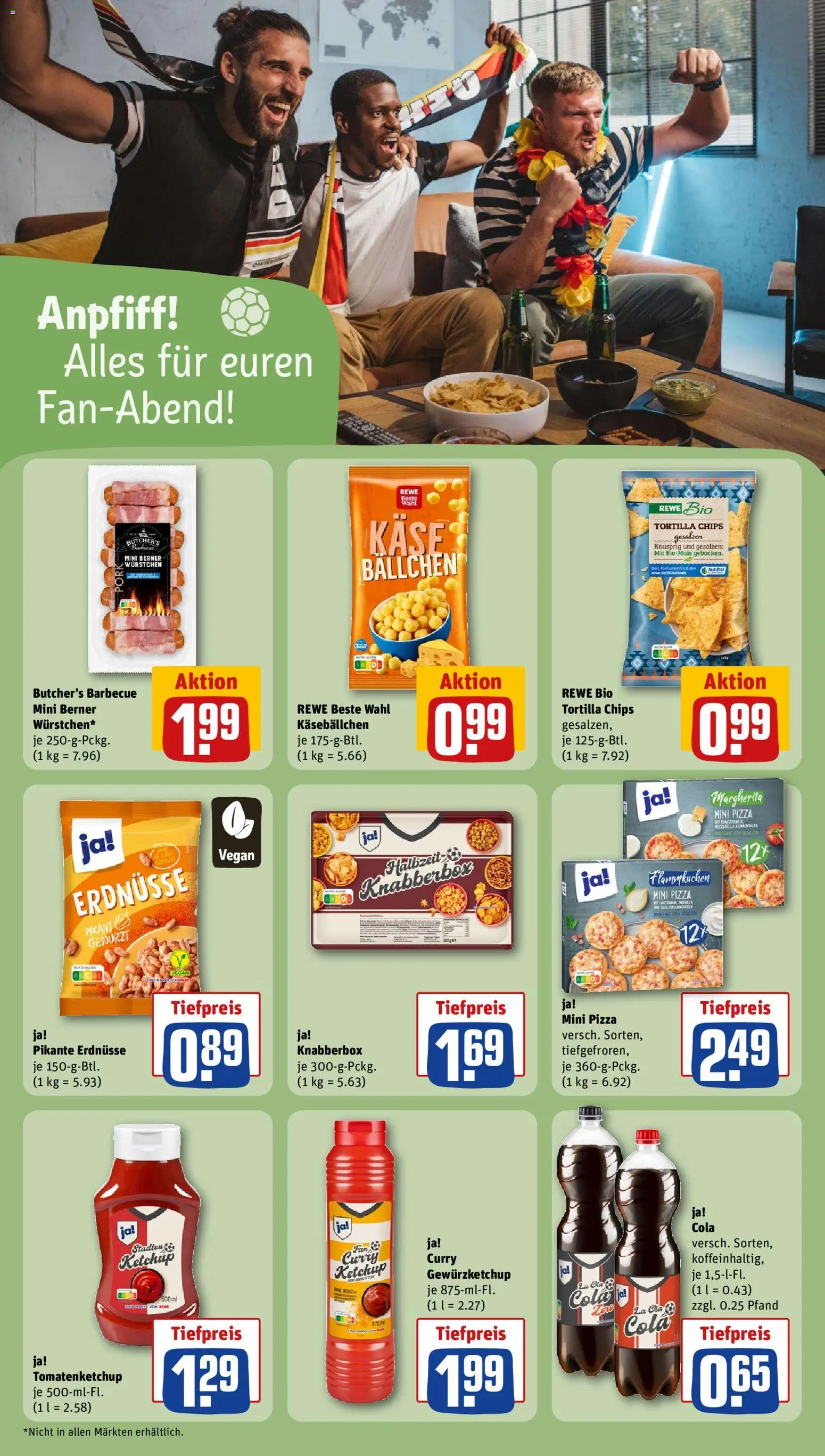 Rewe Prospekt – gültig ab 13.07.2026 | Seite: 17 | Produkte: Cola, Käse, Maske, Chips
