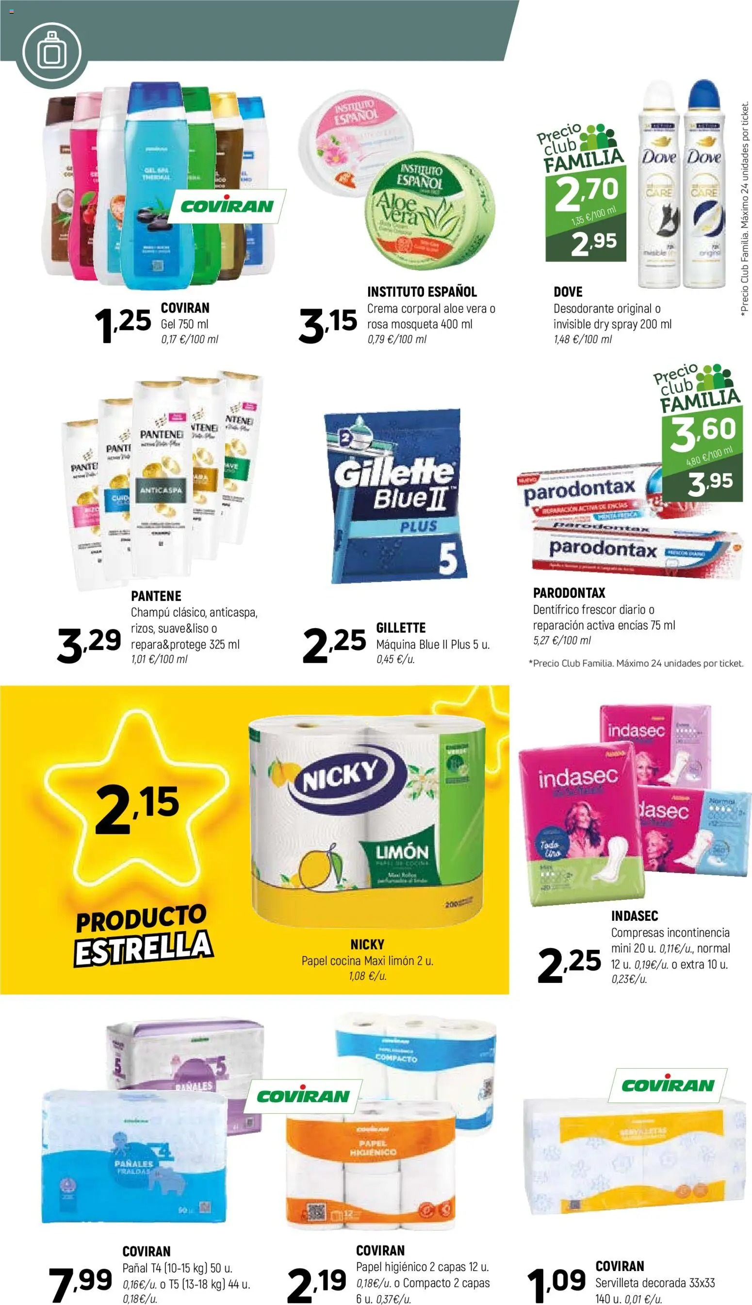 Coviran ofertas │ válido desde el 07.04.2026 | Página: 14 | Productos: Desodorante, Papel higienico, Crema, Cocina