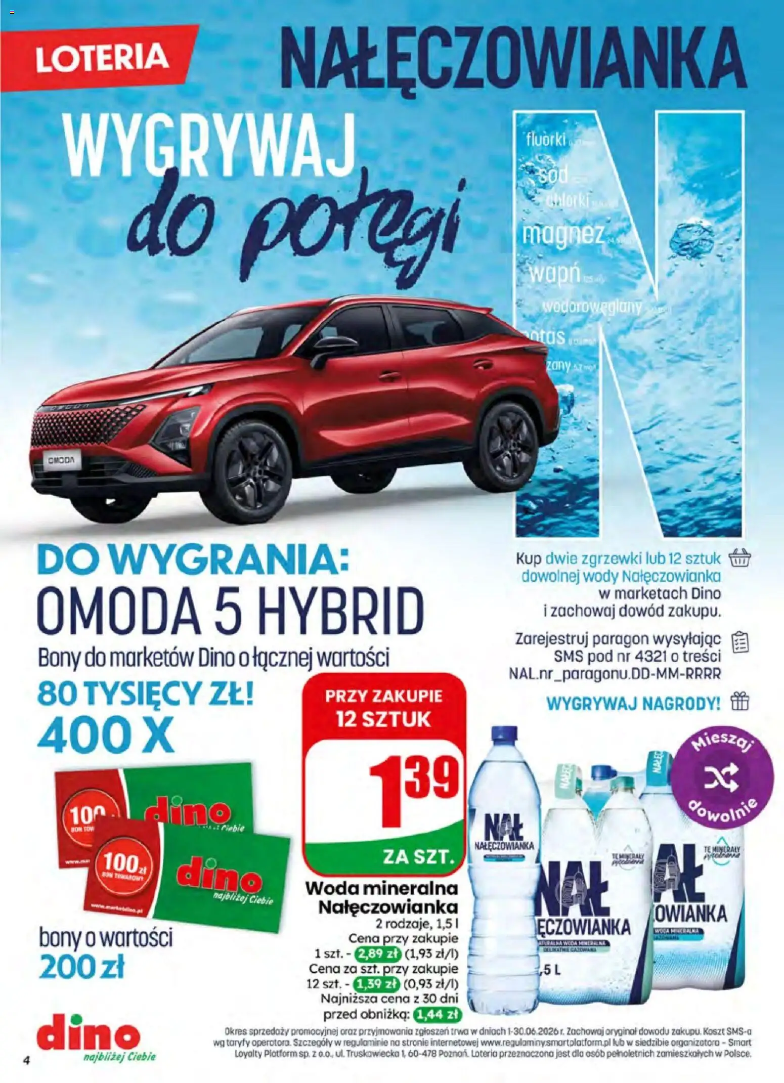 Dino gazetka od 24.06.2026 | Strona: 4 | Produkty: Woda