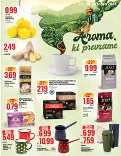 Eurospin katalog akcije – veljaven od 22.10.2026 | Stran: 9 | Izdelki: Ingver, Skodelica, Kava, Borovnice