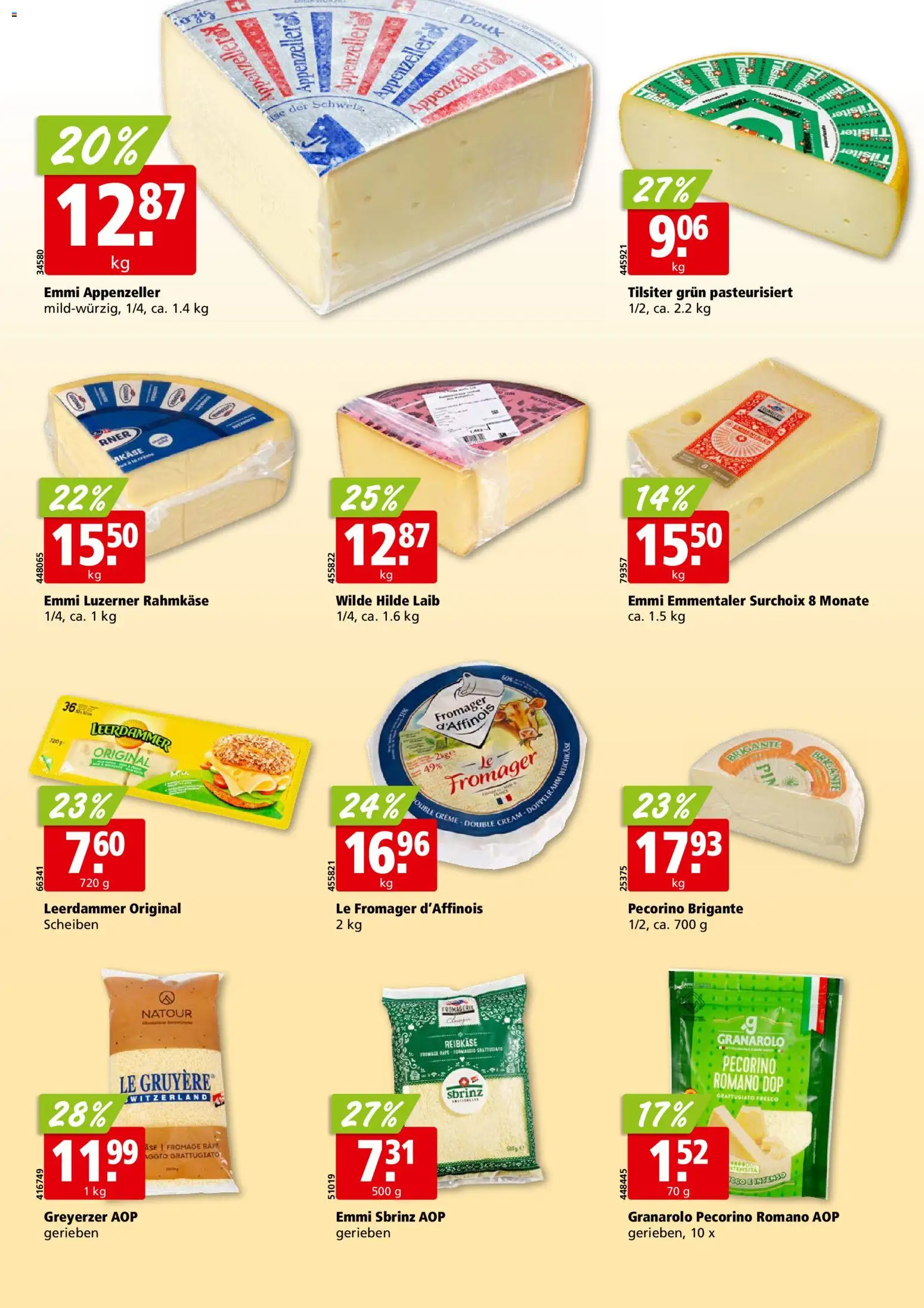 Aligro aktionen Schlieren, Gossau SG, Frauenfeld, Rapperswil-Jona, Sargans, Bern – gültig ab 01.06.2026 | Seite: 16 | Produkte: Creme