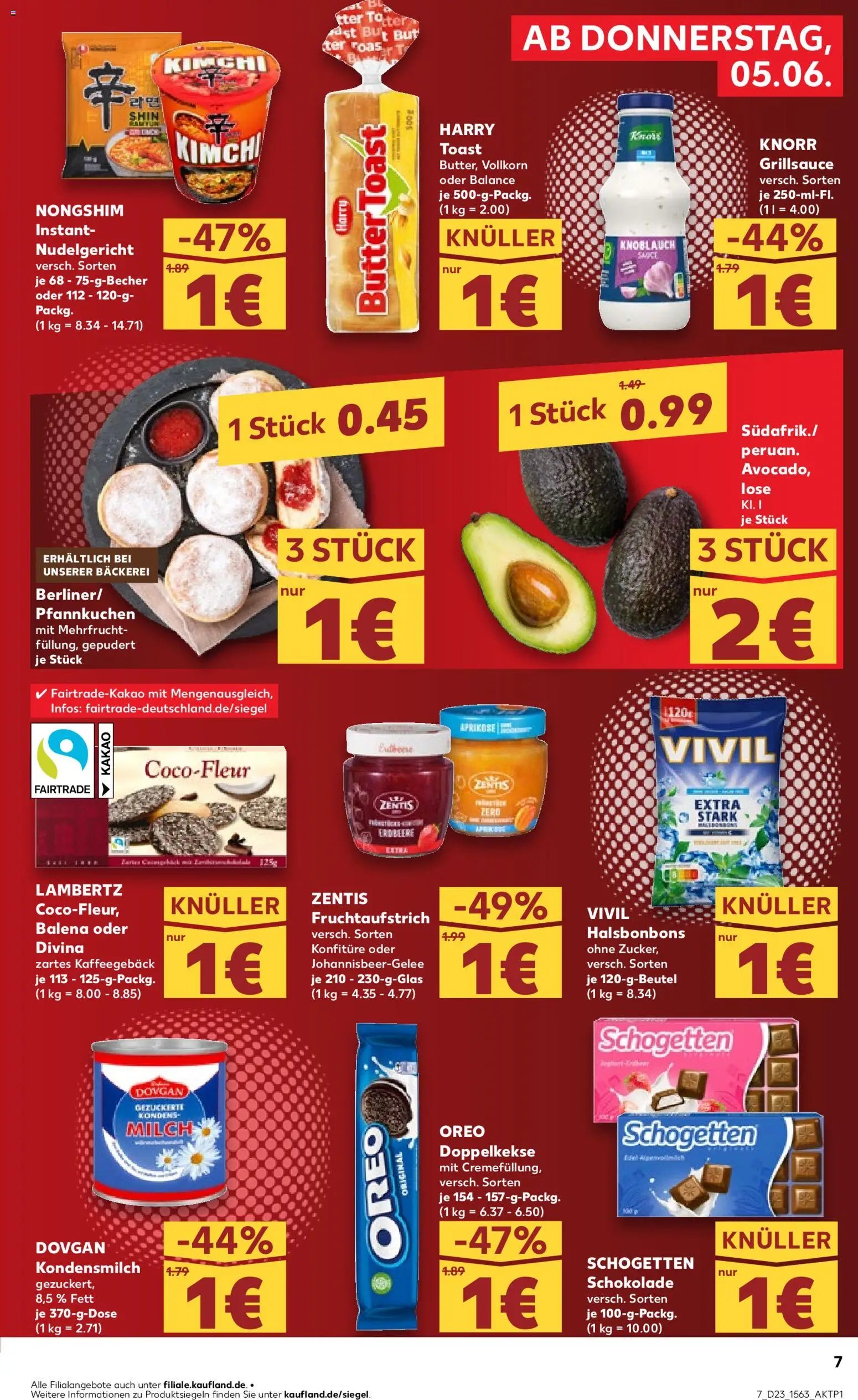 Kaufland Prospekt Hamburg – gültig ab 04.06.2026 | Seite: 7 | Produkte: Knorr, Pfannkuchen, Zucker, Schogetten