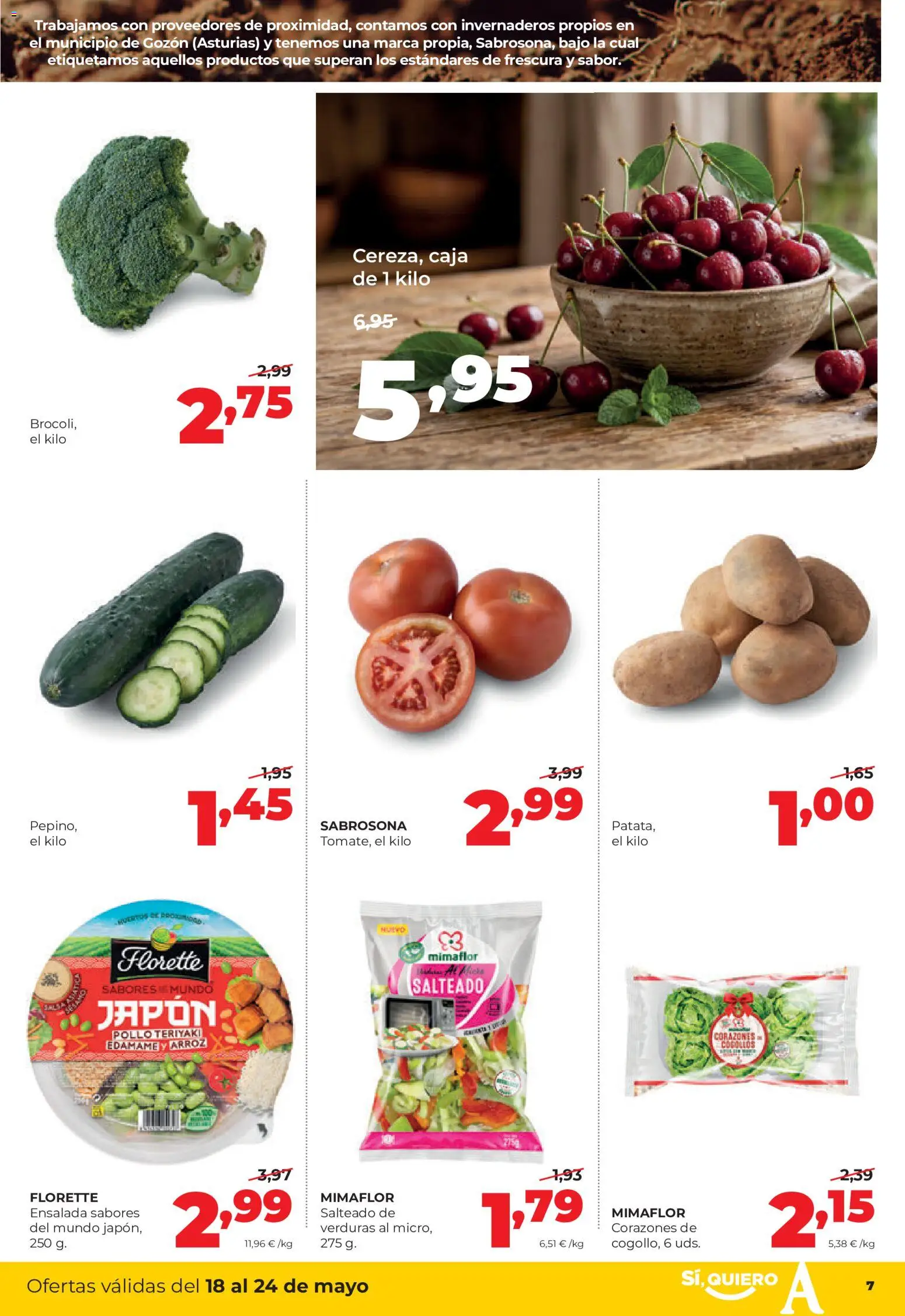 Alimerka folleto Castilla y León │ válido desde el 18.05.2026 | Página: 7 | Productos: Arroz, Ensalada, Caja