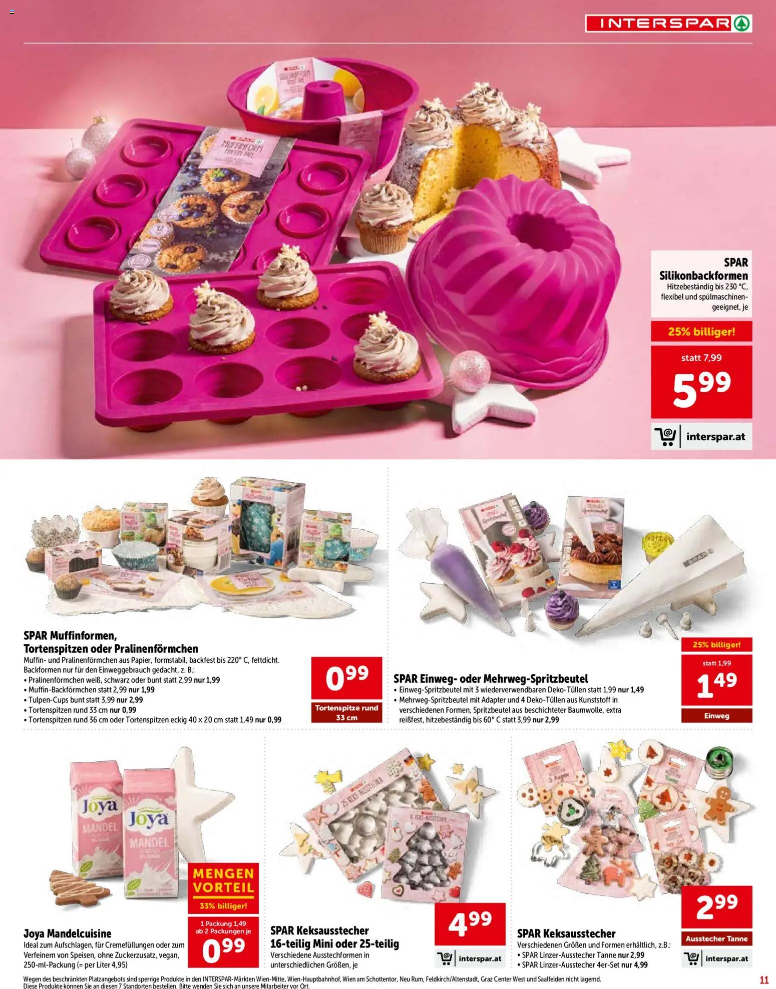 Interspar Sonderfolder Backen gültig ab 01.10.2026 | Seite: 11 | Produkte: Mandel, Adapter