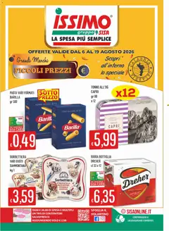 Anteprima del volantino SISA volantino Issimo valido a partire dal 06/08/2026