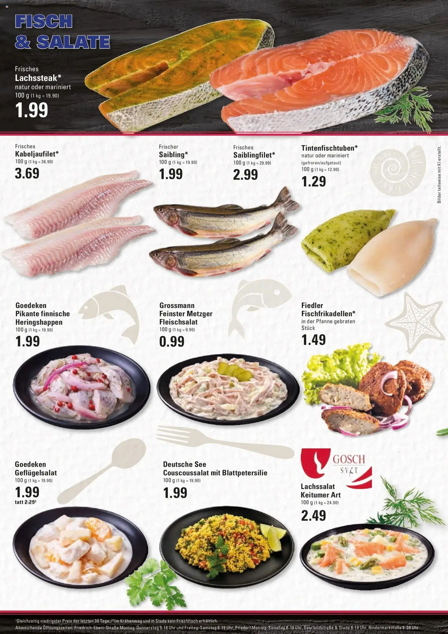 Edeka Prospekt Hamburg (ab 17.08.2026) » Angebote Online | Seite: 6 | Produkte: Fisch, Bilder, Uhr